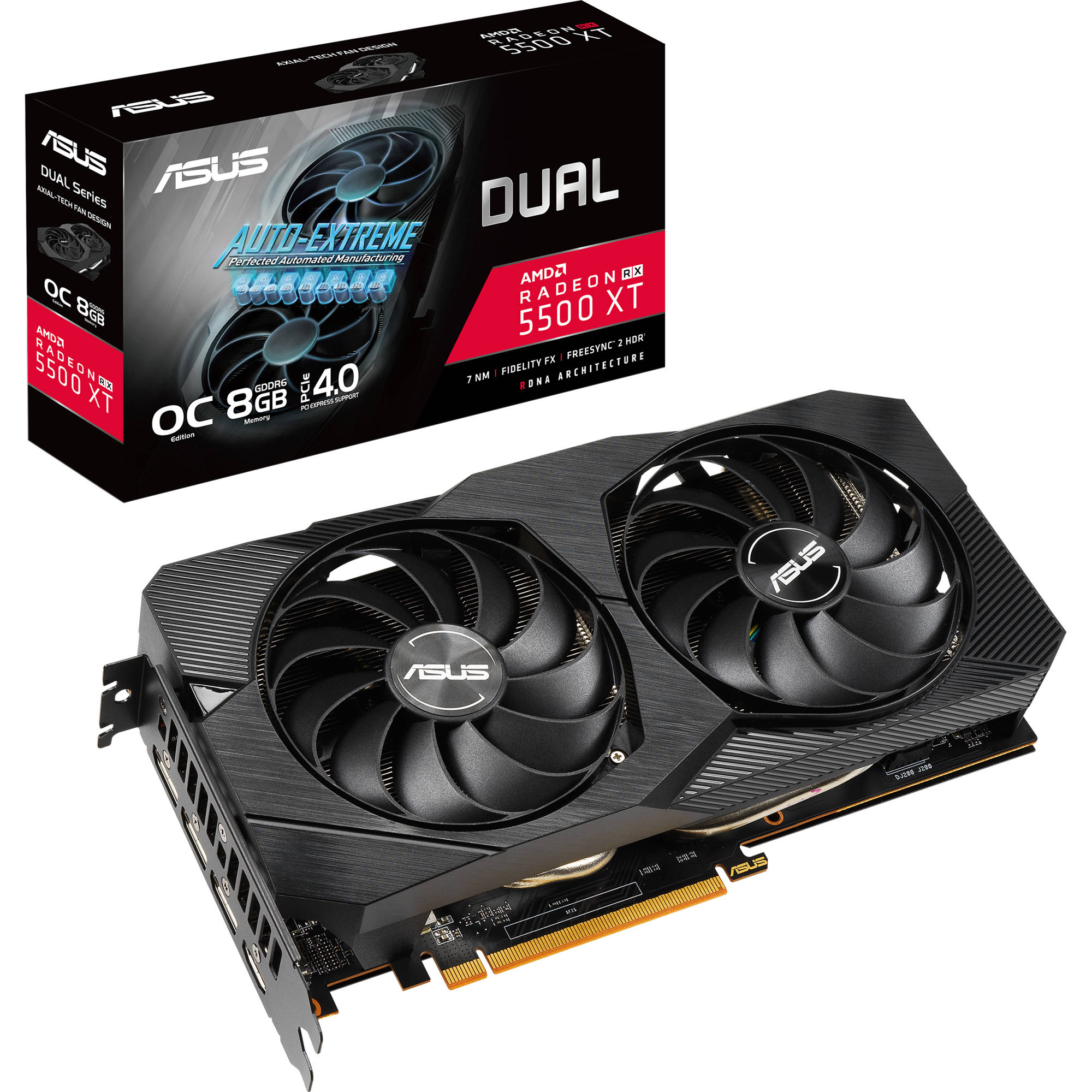 Image result for DUAL-RX5500XT-O8G-EVO