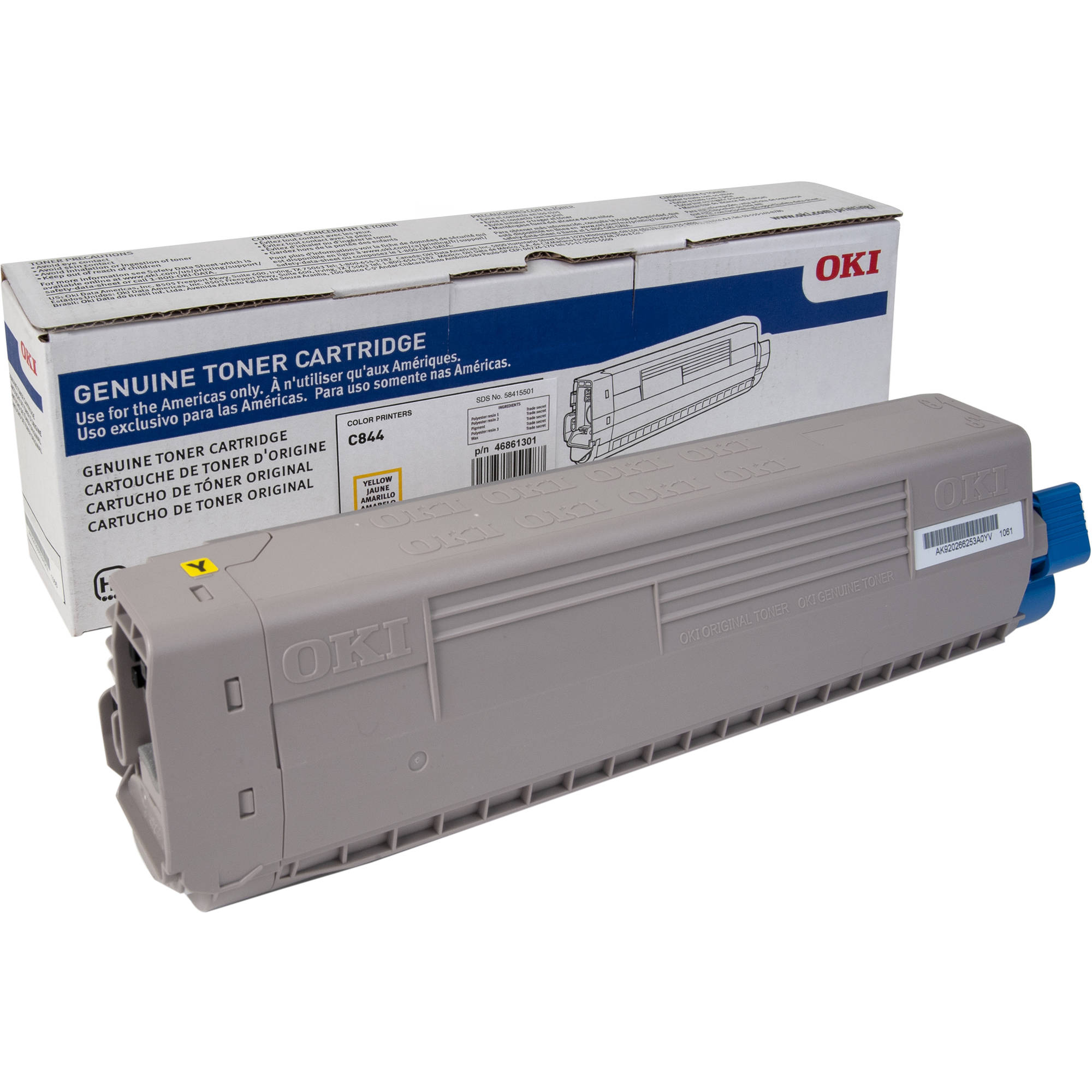 OKI 46490618 Magenta Toner Cartridge 5300 Yield Toner