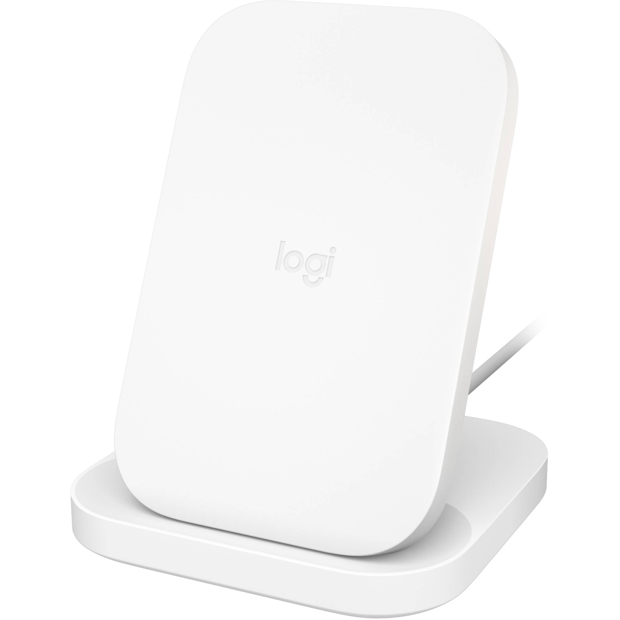 Logitech Powered Stand Qi Wireless Charger White 950