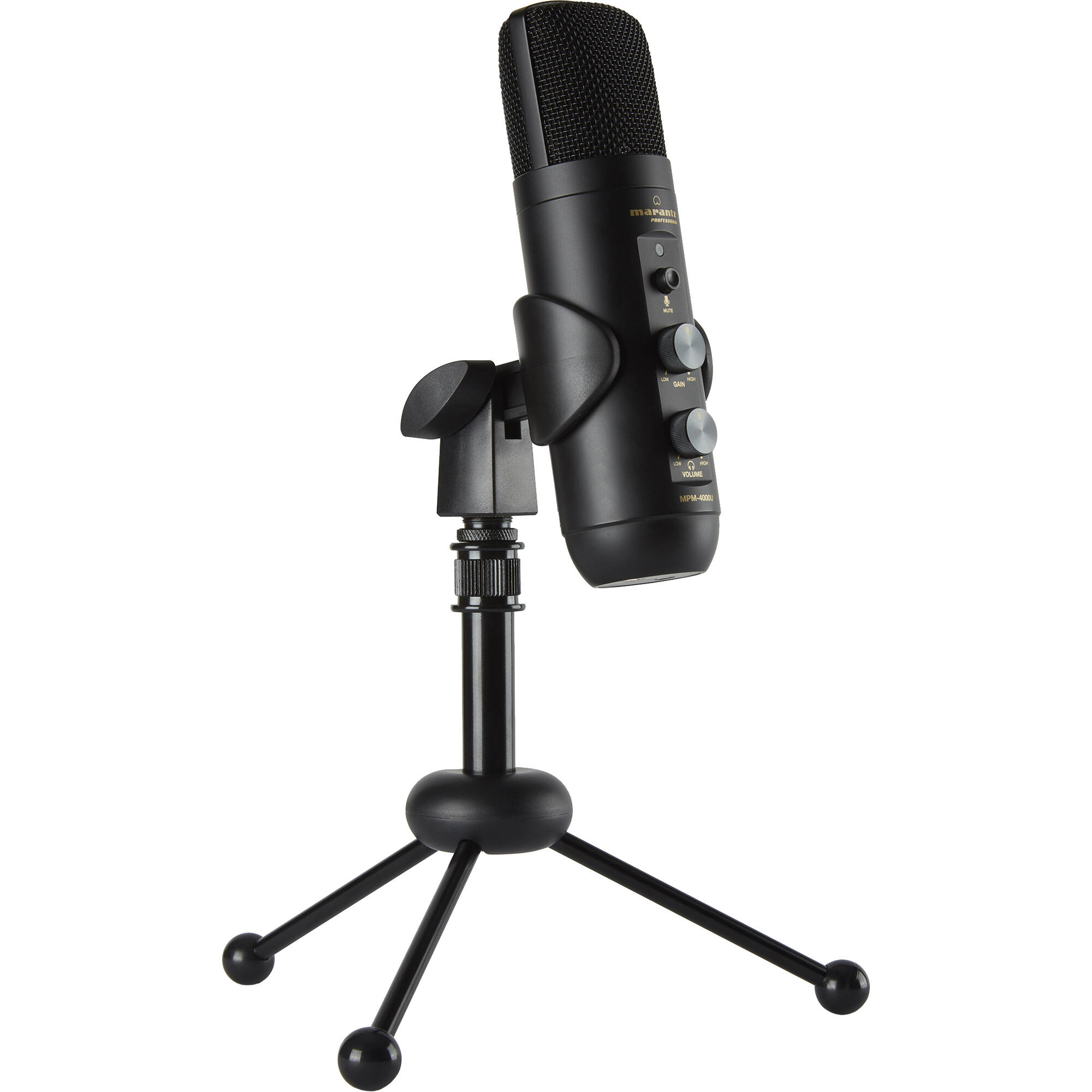 podcast microphone with headphone jack