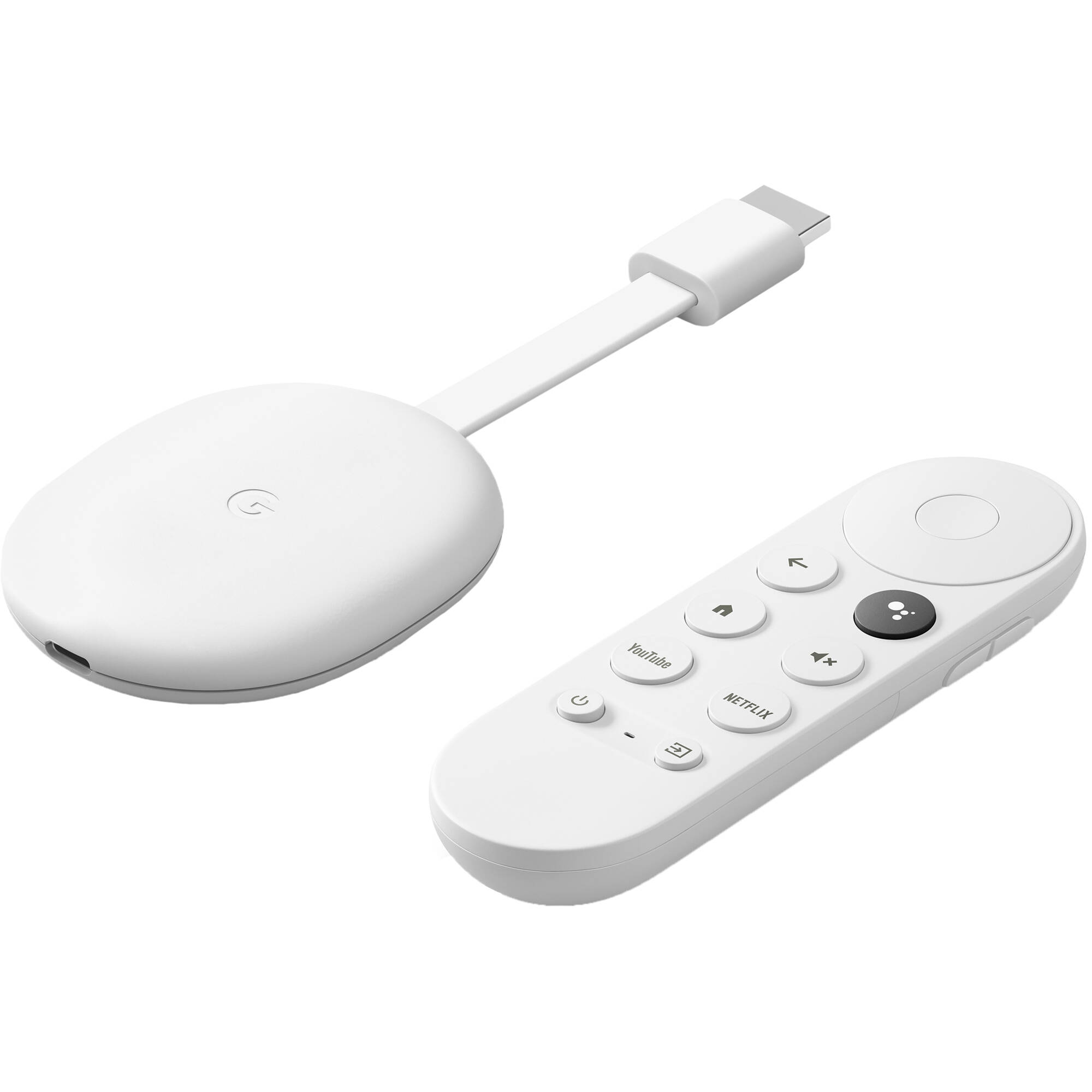 Photo 1 of Google Chromecast with Google TV (4K) (Snow)