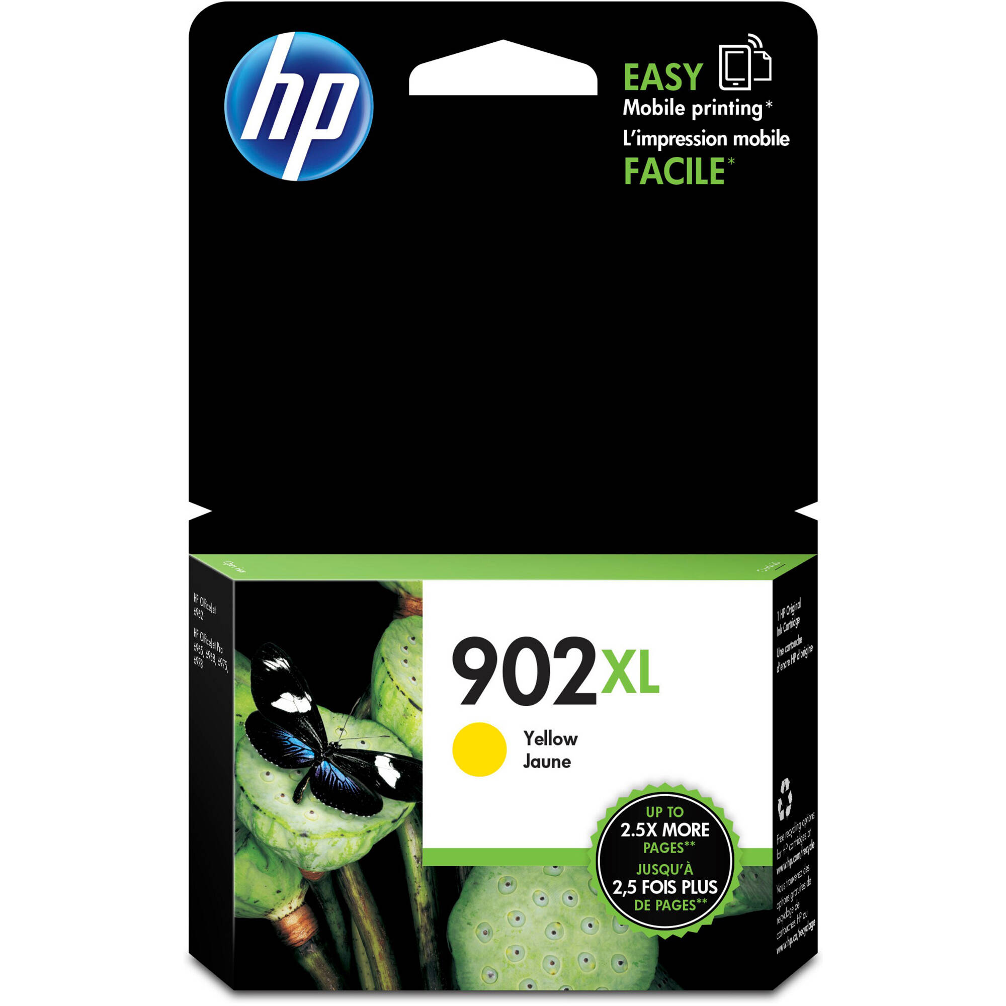 Photo 1 of *** FACTORY SEAL****** NONREFUNABLE***HP 902XL High Yield Yellow Ink Cartridge