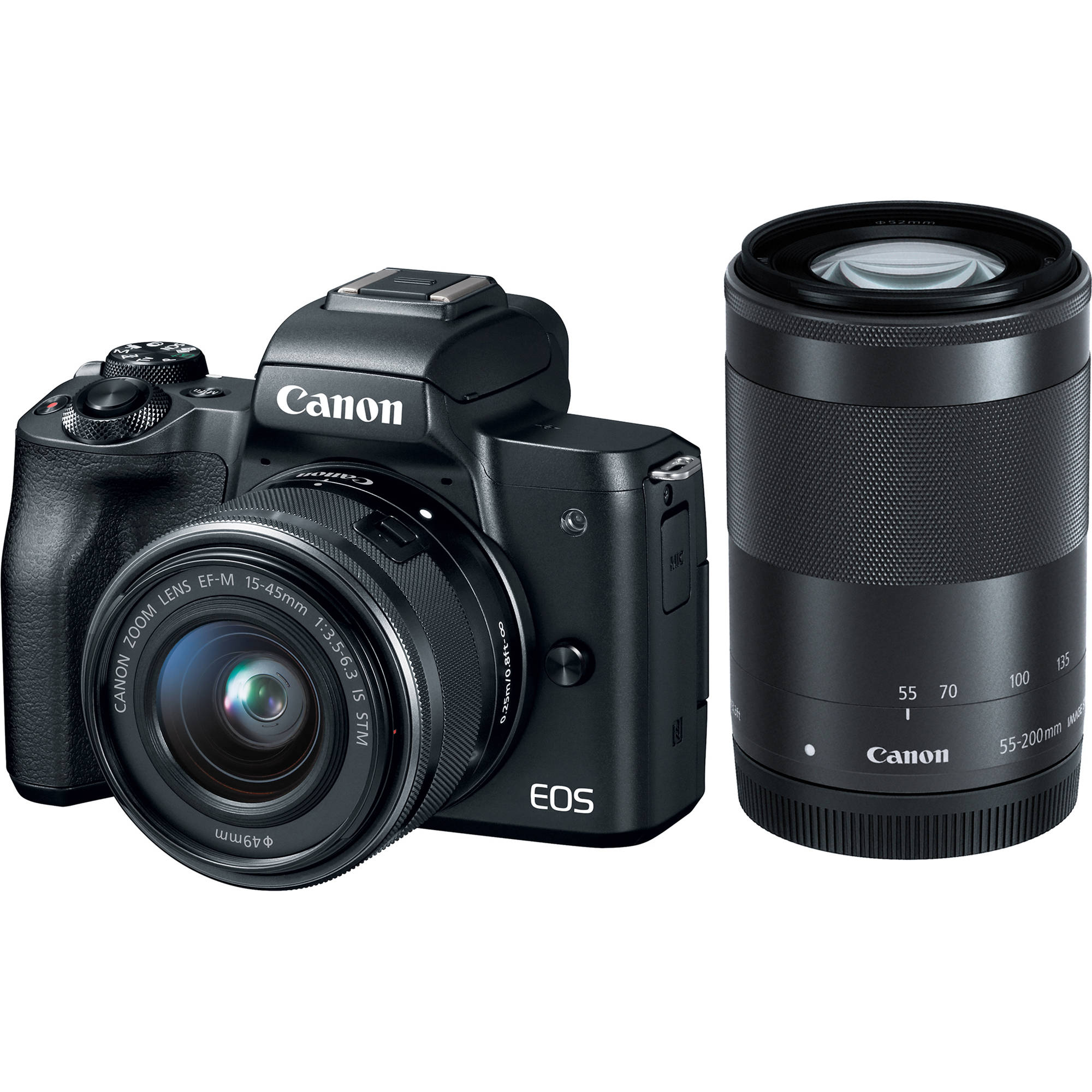 Canon Eos M50 Mirrorless Digital Camera With 15 45mm And