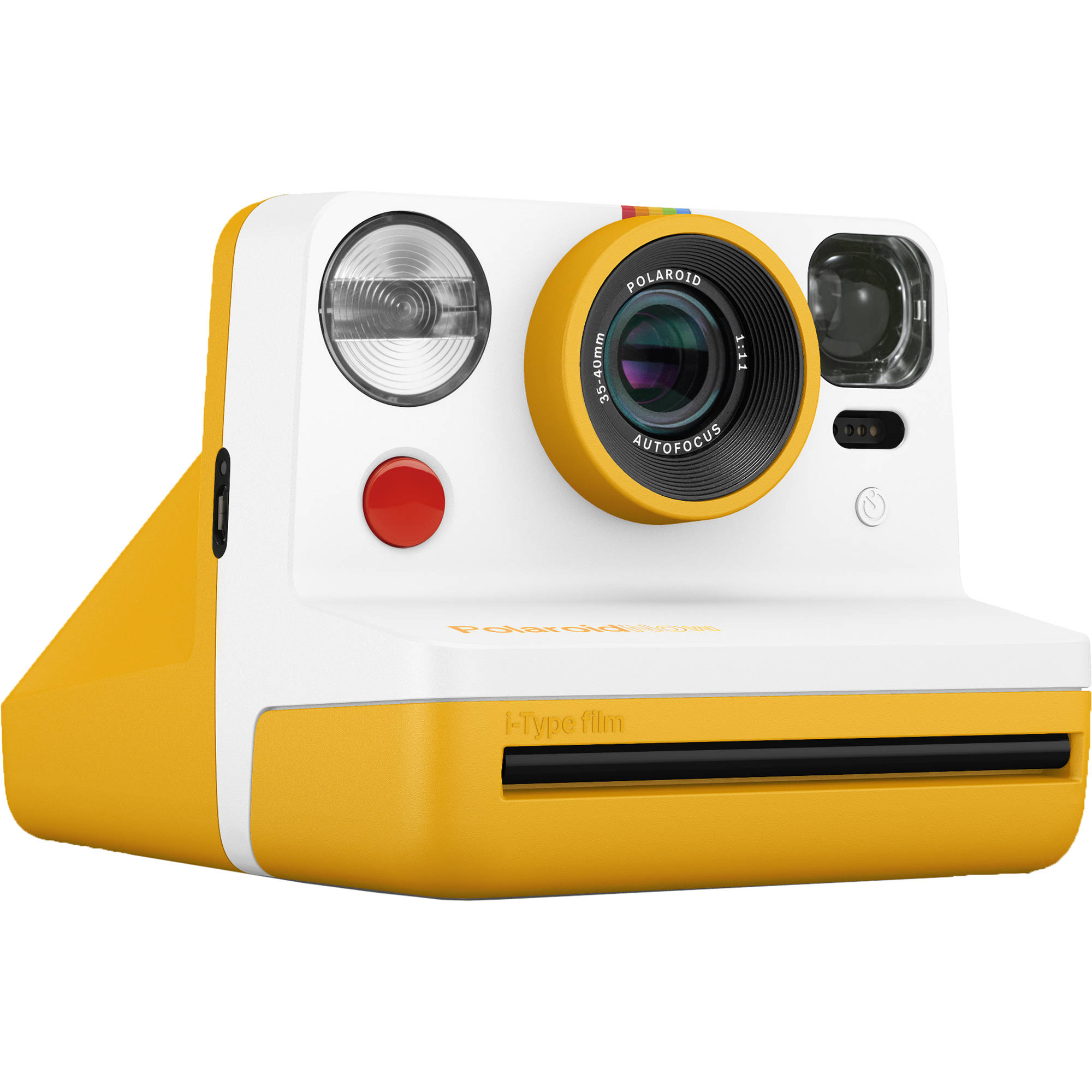 Polaroid Now Instant Film Camera Yellow 9031 B H Photo Video Yellow polaroid camera free png and psd. polaroid now instant film camera yellow