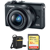 Canon EOS M100 Mirrorless Digital Camera + Printer + Accessories Kit