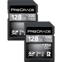 2-Pack ProGrade Digital 128GB SDXC Card