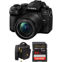 Panasonic LUMIX G95D 21.77MP 4K Ultra HD Wi-Fi Mirrorless Digital Camera with 12-60mm Lens + Ruggard Hunter 35 DSLR Holster Bag