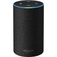 Amazon Echo Second-Generation Alexa-Enabled Smart Speaker (Charcoal Fabric) - Refurbished