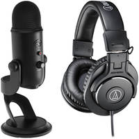 Blue Yeti Microphones w/Assassins Creed + Headphones