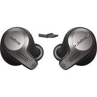 Jabra Evolve 65t UC True Bluetooth Earbuds (Titanium Black)