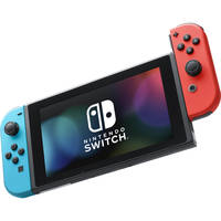 Nintendo Switch with Neon Blue & Neon Red Joy-Con + Variety Kit