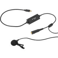 Polsen MO-IPL2 Lavalier Microphone with Lightning Connector & Headphone Jack for iOS Devices