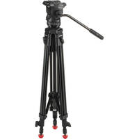 Sachtler Ace M System Black Edition with Tripod & Mid-Level Spreader (75mm Bowl)