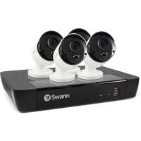 Swann 8-Channel 4K UHD NVR with 2TB HDD & 4 4K Outdoor Bullet Cameras