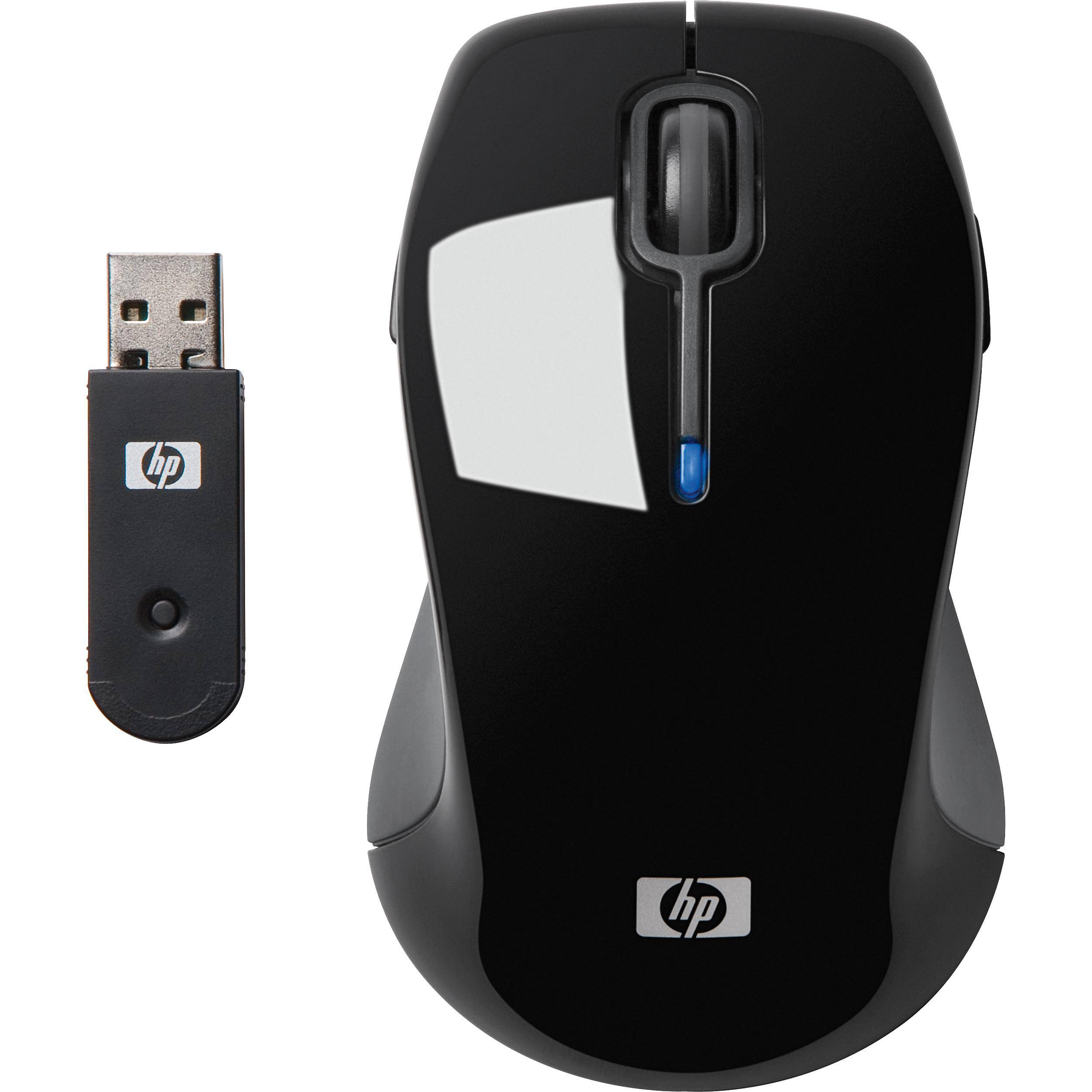 Hp Wireless Comfort Mouse Black Fq422aa Aba B H Photo Video