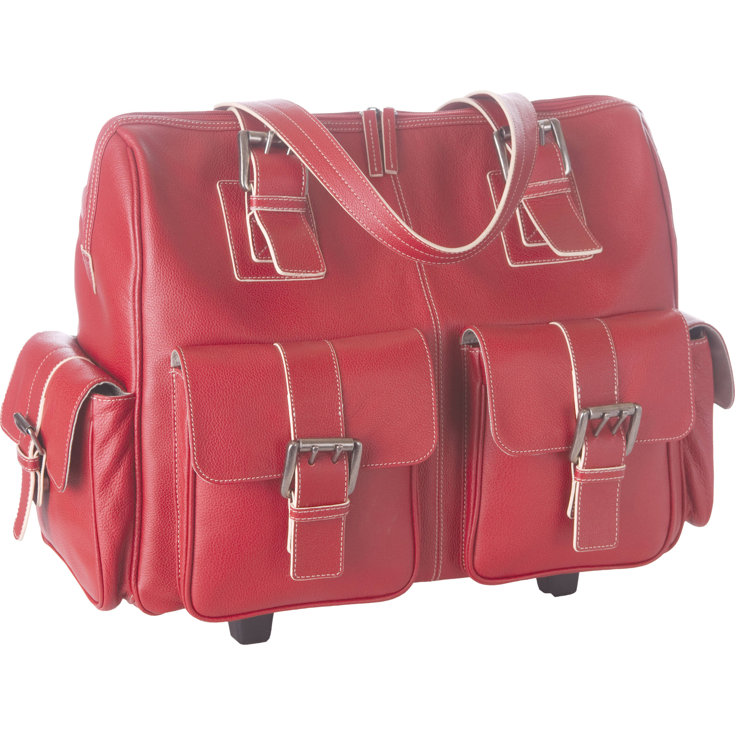 Jill E Designs Large Rolling Camera Bag Red
