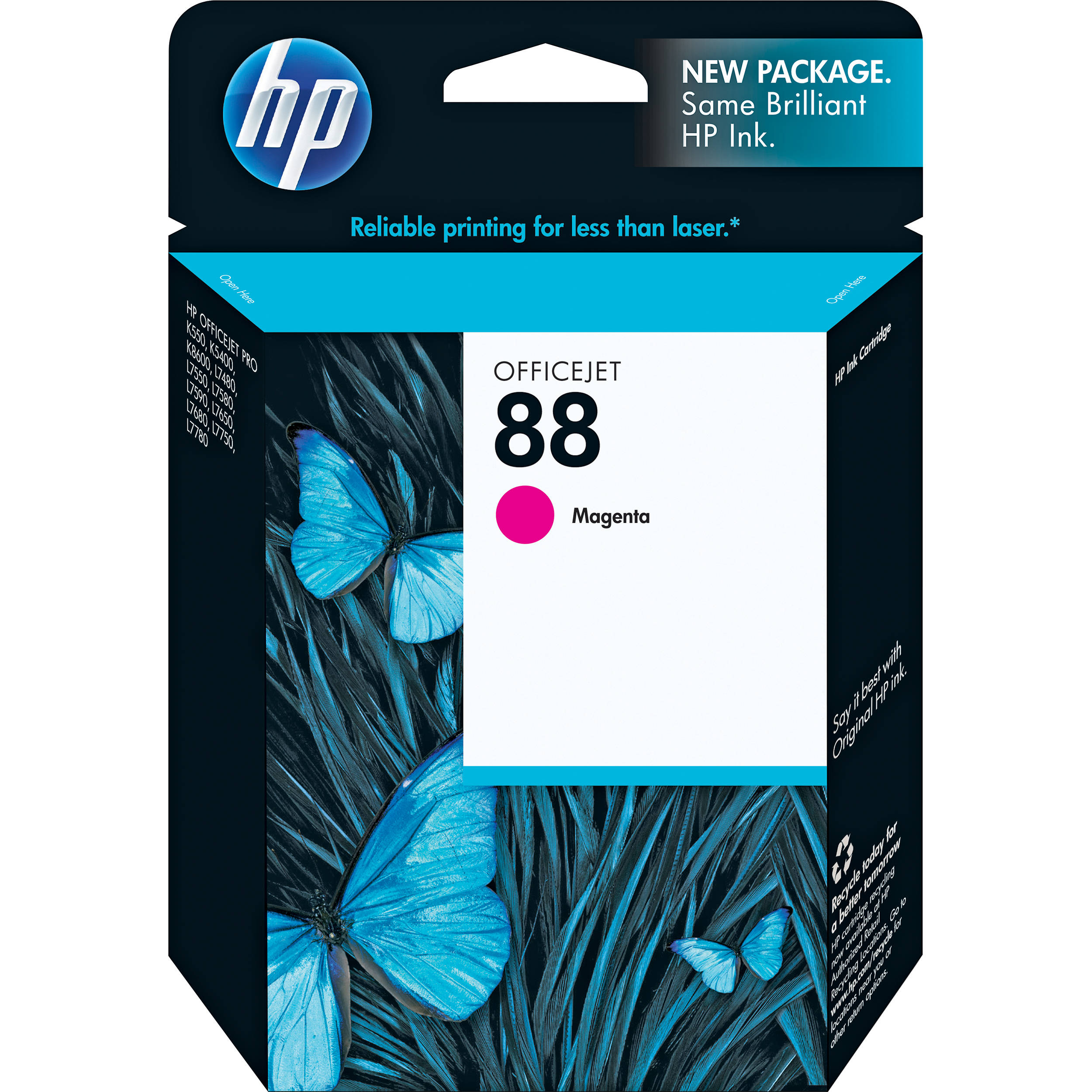 Hp 88 Magenta Ink Cartridge C9387an 140 B H Photo Video