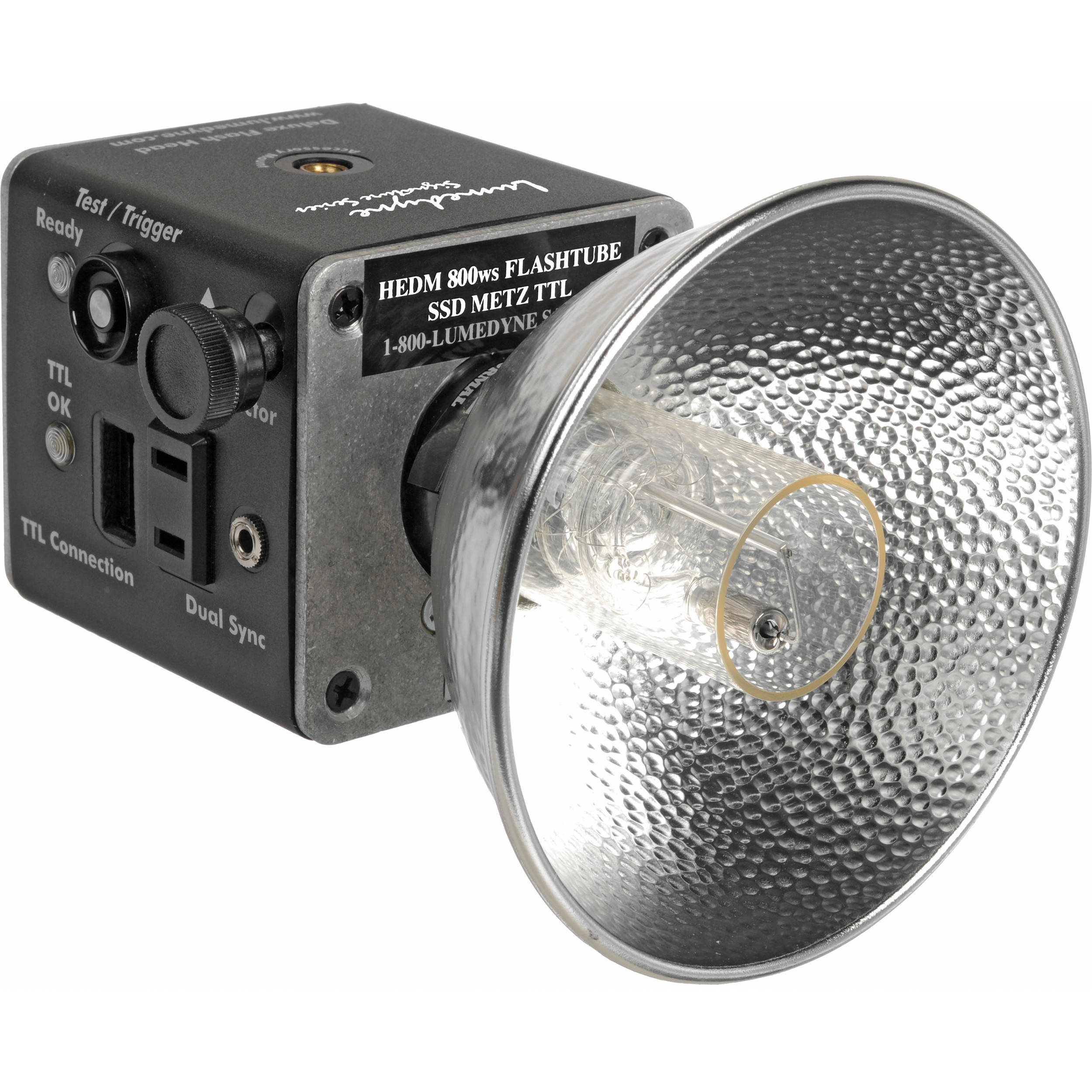 Lumedyne 800w flash head w//modeling light