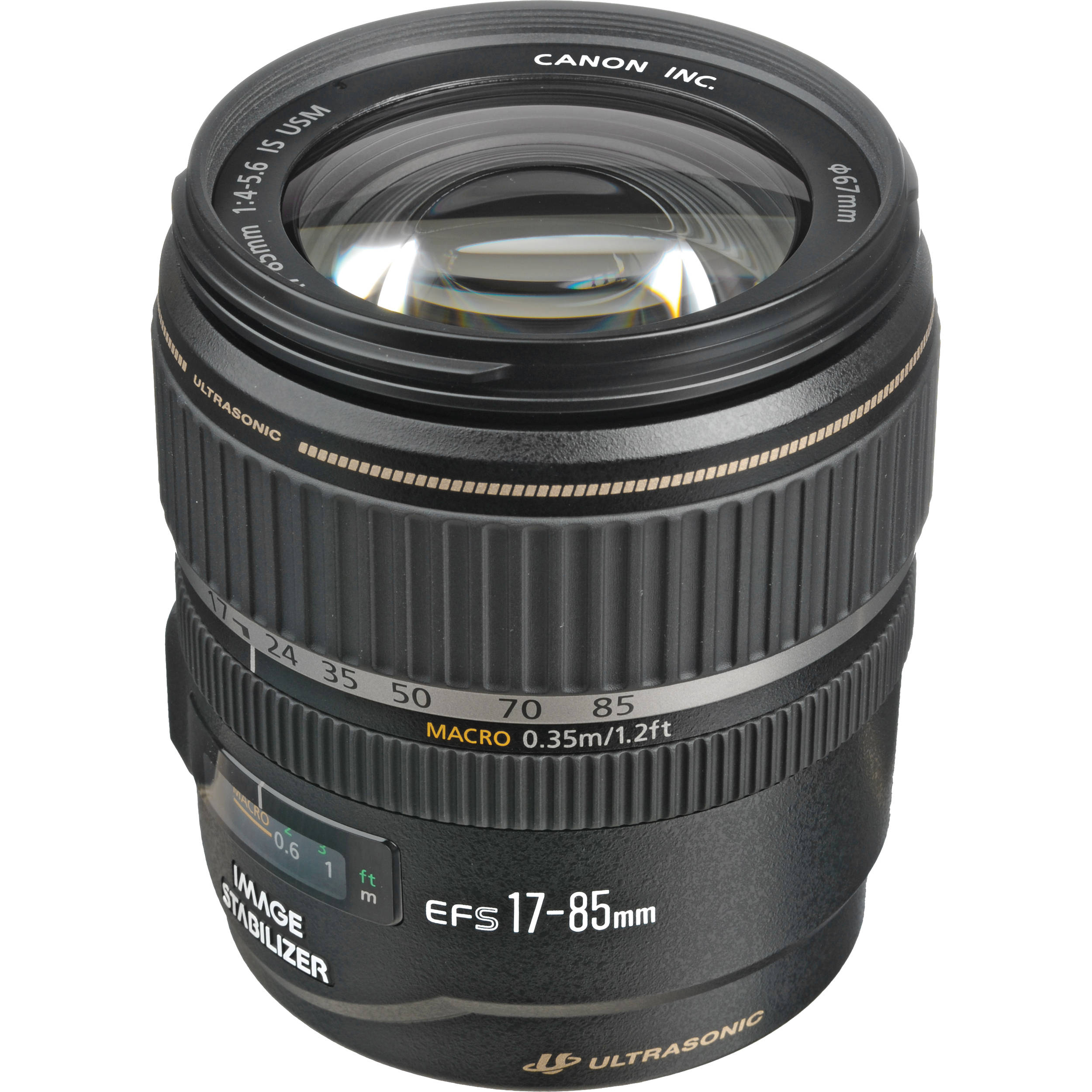 Canon Ef S 17 85mm F 4 5 6 Is Usm Lens 9517a002 B H Photo Video