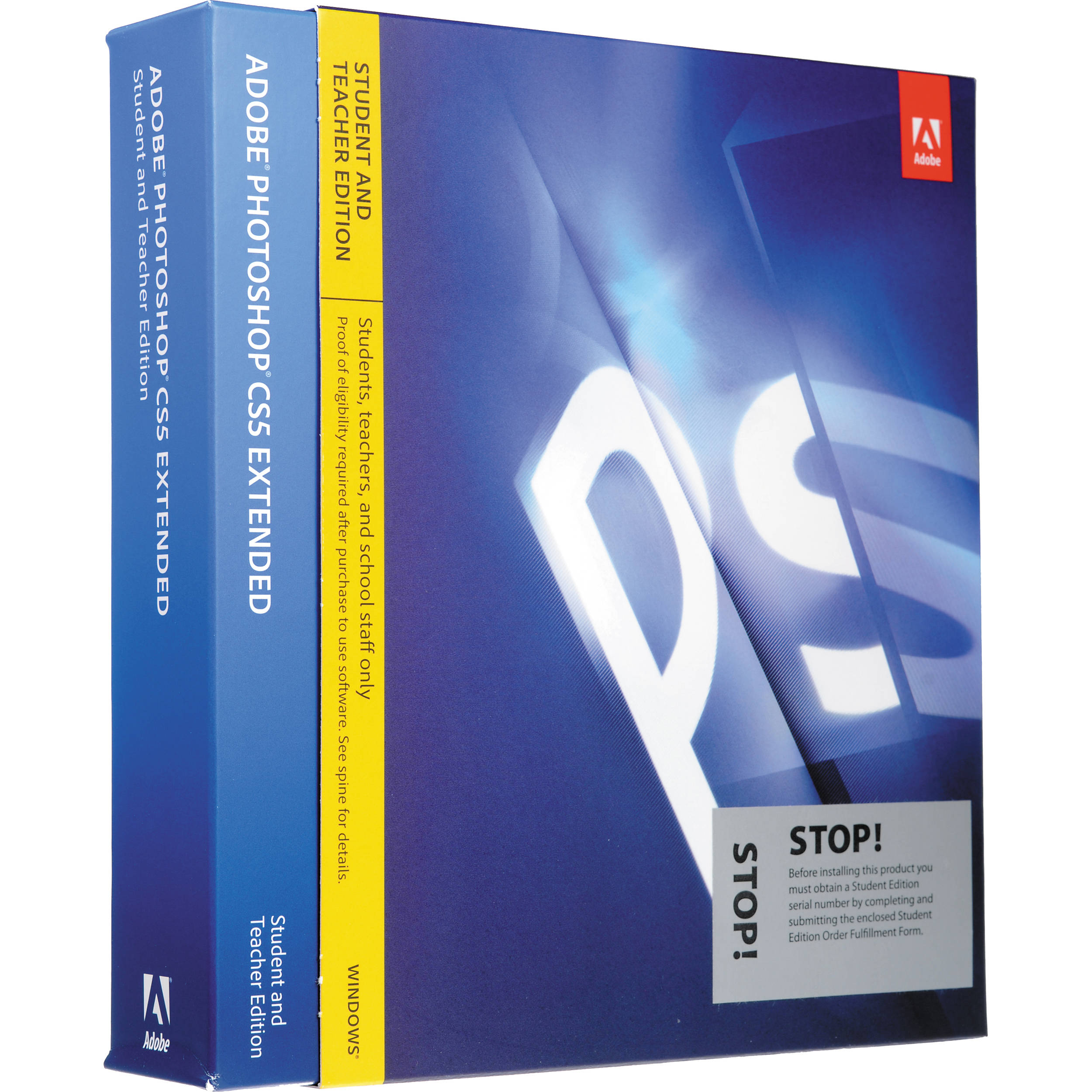 Adobe Photoshop CS5 Extended Student And Teacher Edition buy online