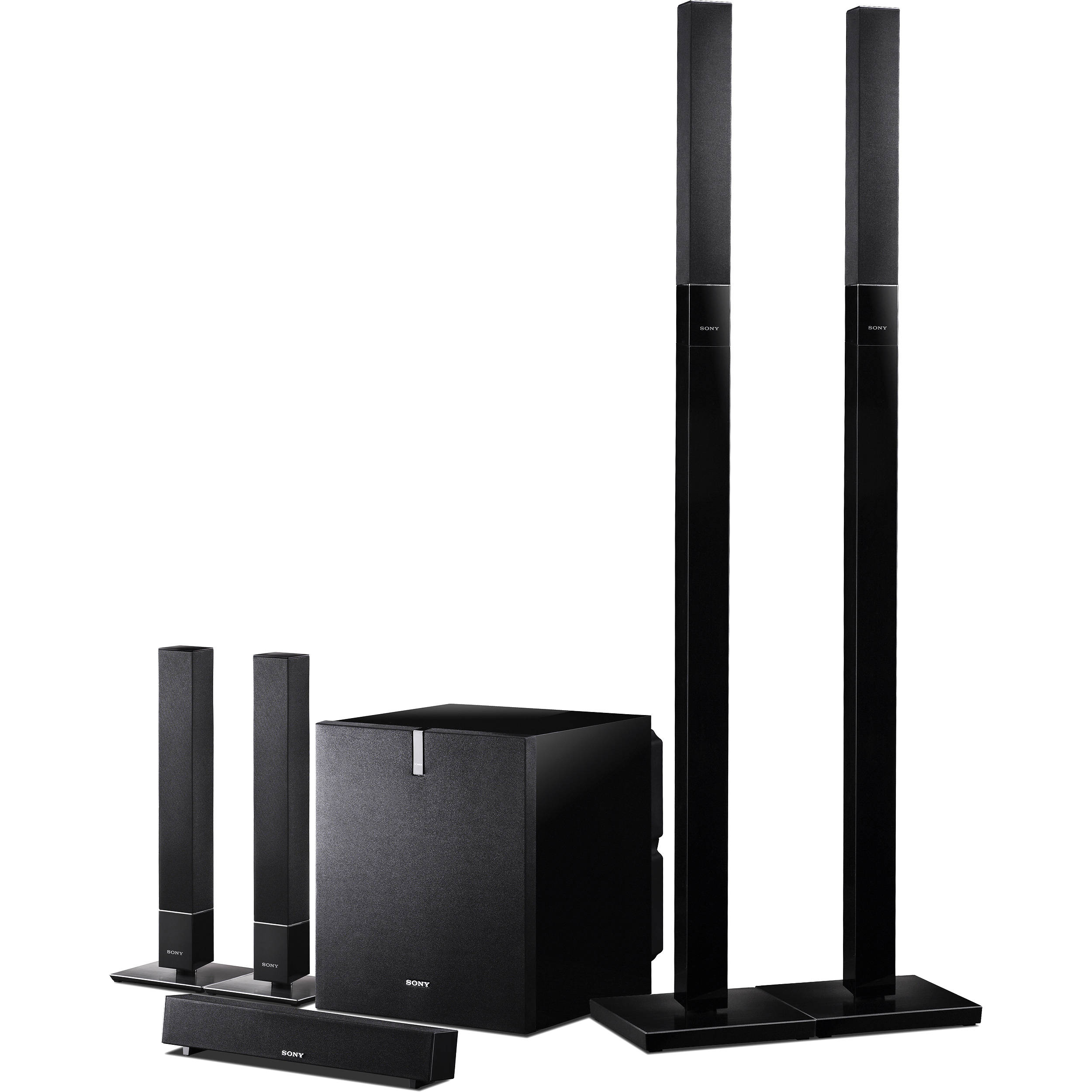 Thin floor best sale standing speakers