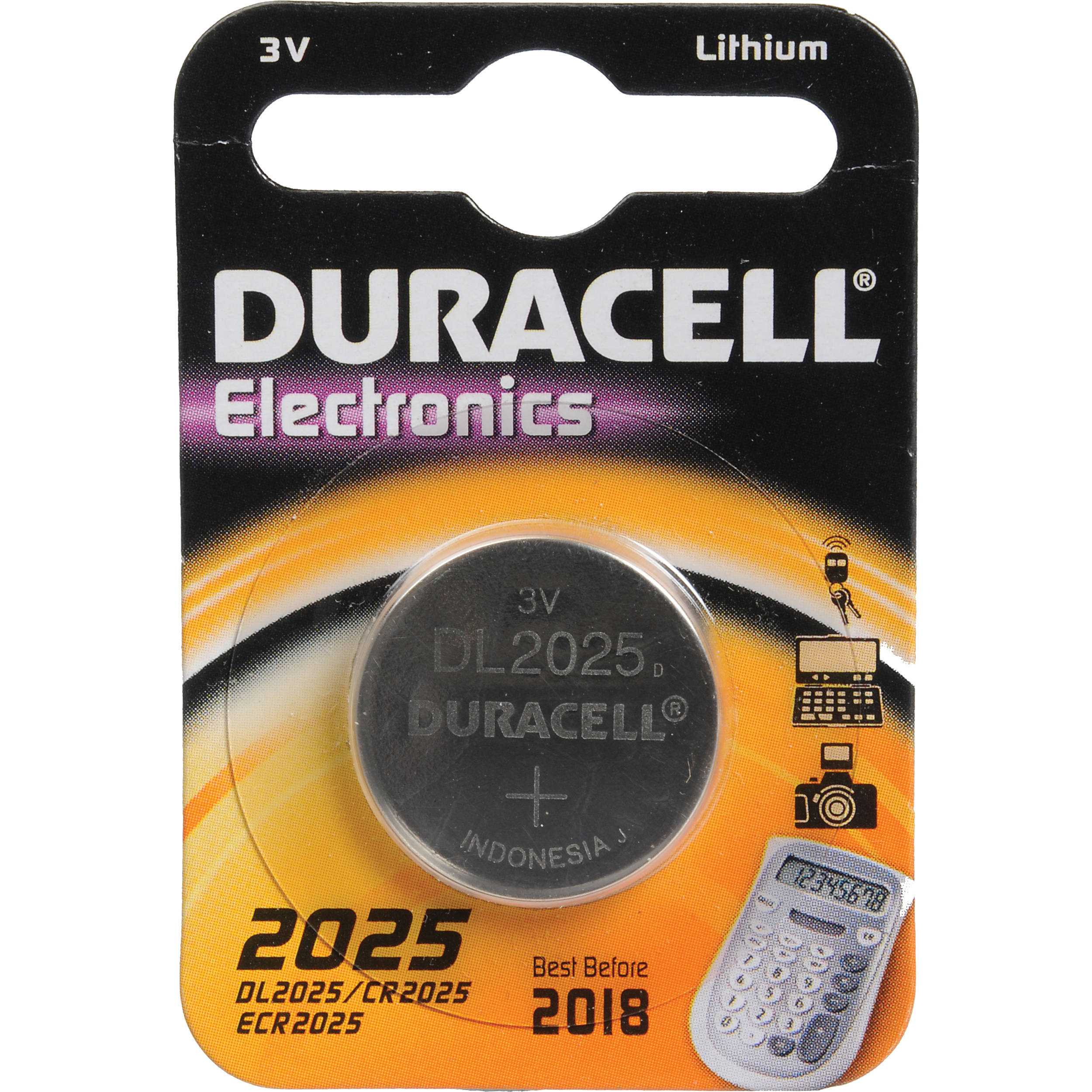 Duracell CR2025 3V Lithium Battery 