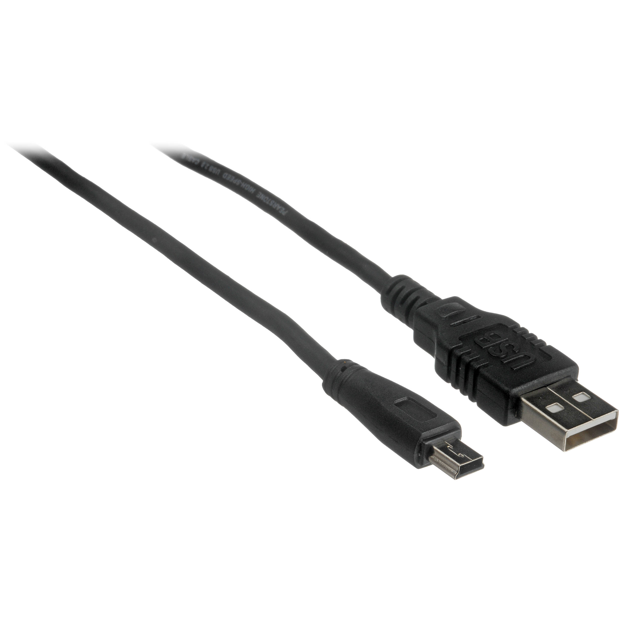Pearstone Usb 2 0 Type A Male To Type B Mini Male Cable