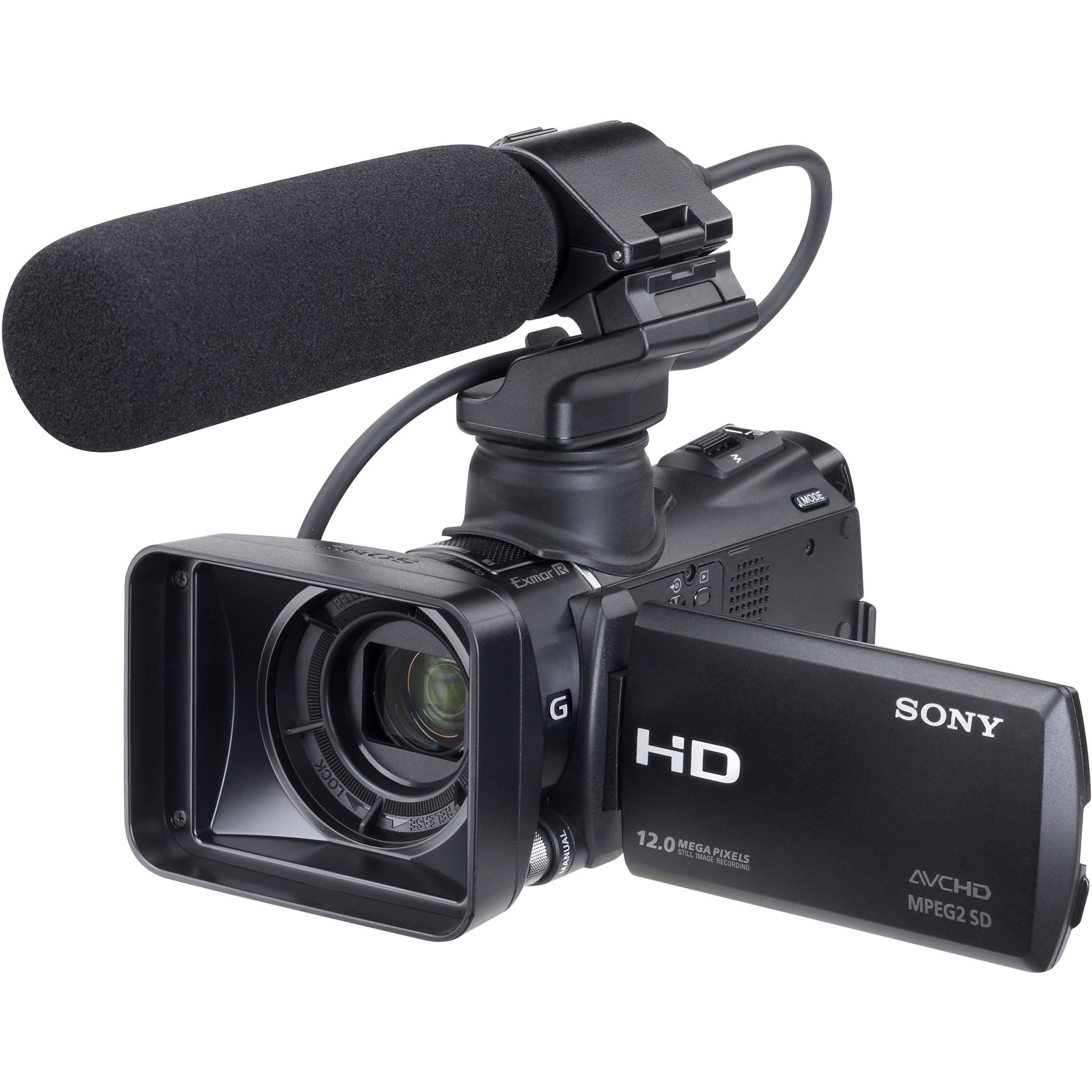 sony handycam external microphone