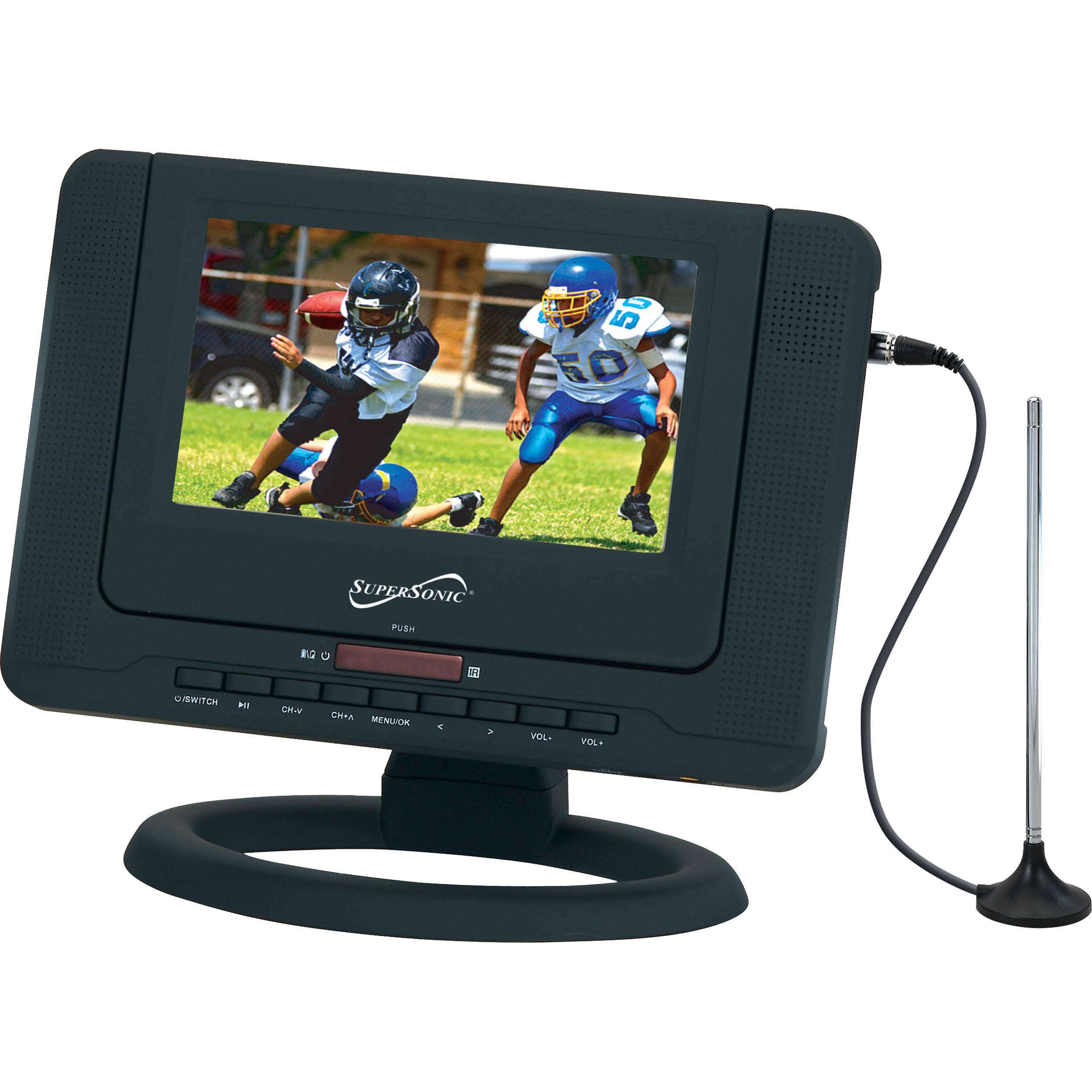 Supersonic Sc 491 7 Portable Lcd Tv With Dvd Sc 491