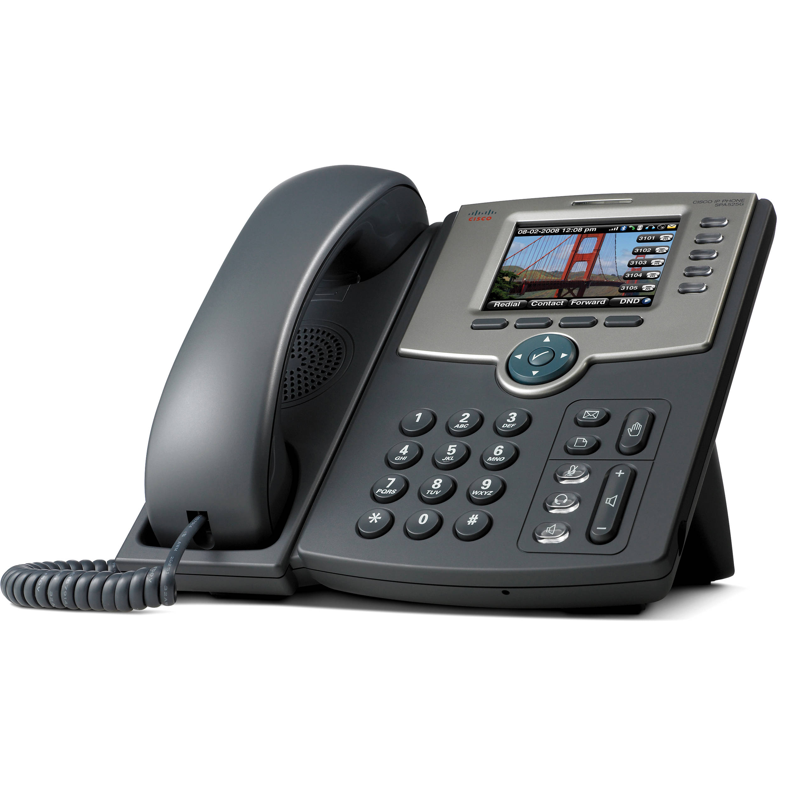 Cisco Spa525g2 5 Line Ip Phone With Color Display