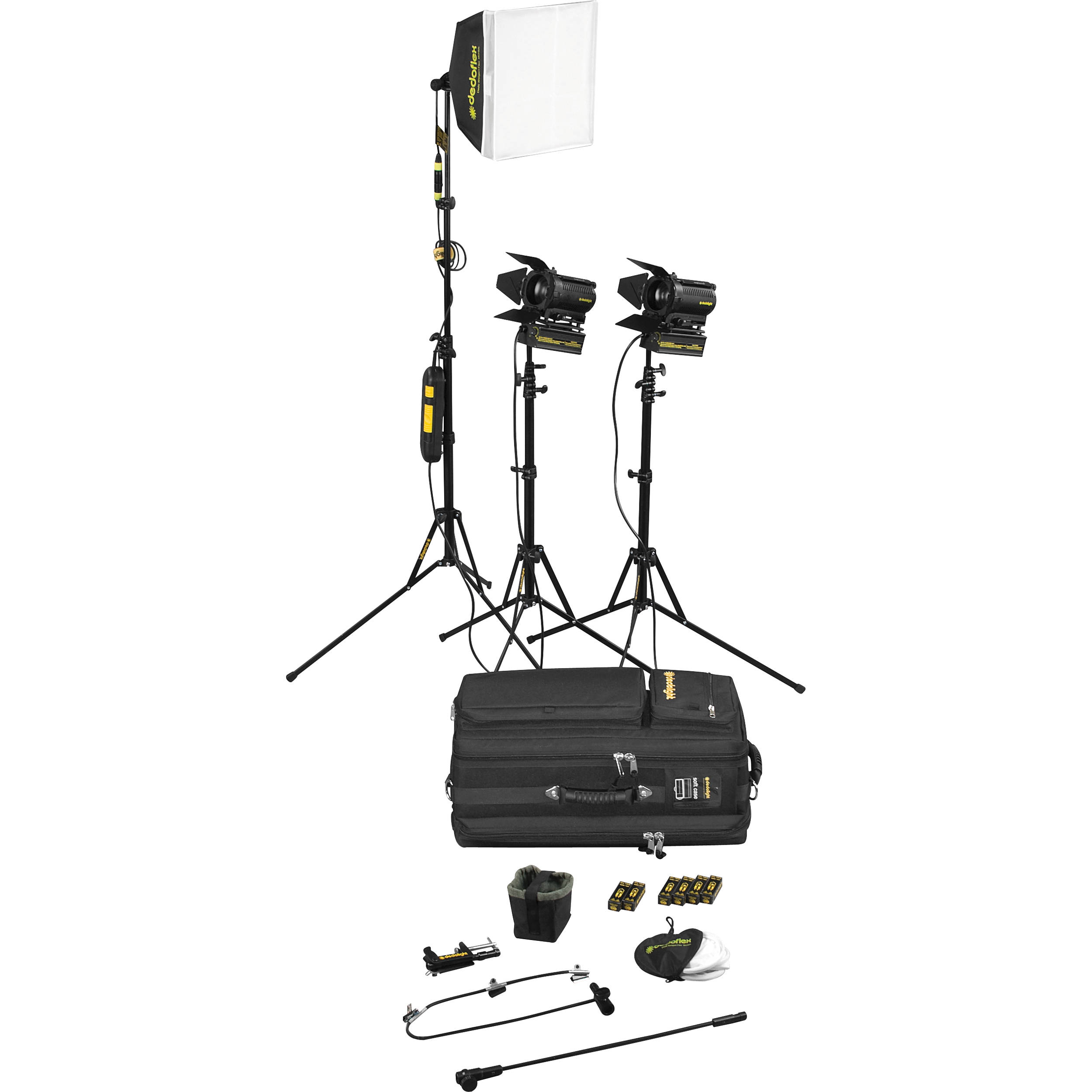 Dedolight Sps3e 3 Light Portable Lighting Kit 230v Dedolight Sps3e 3 Light Portable Lighting Kit 230v