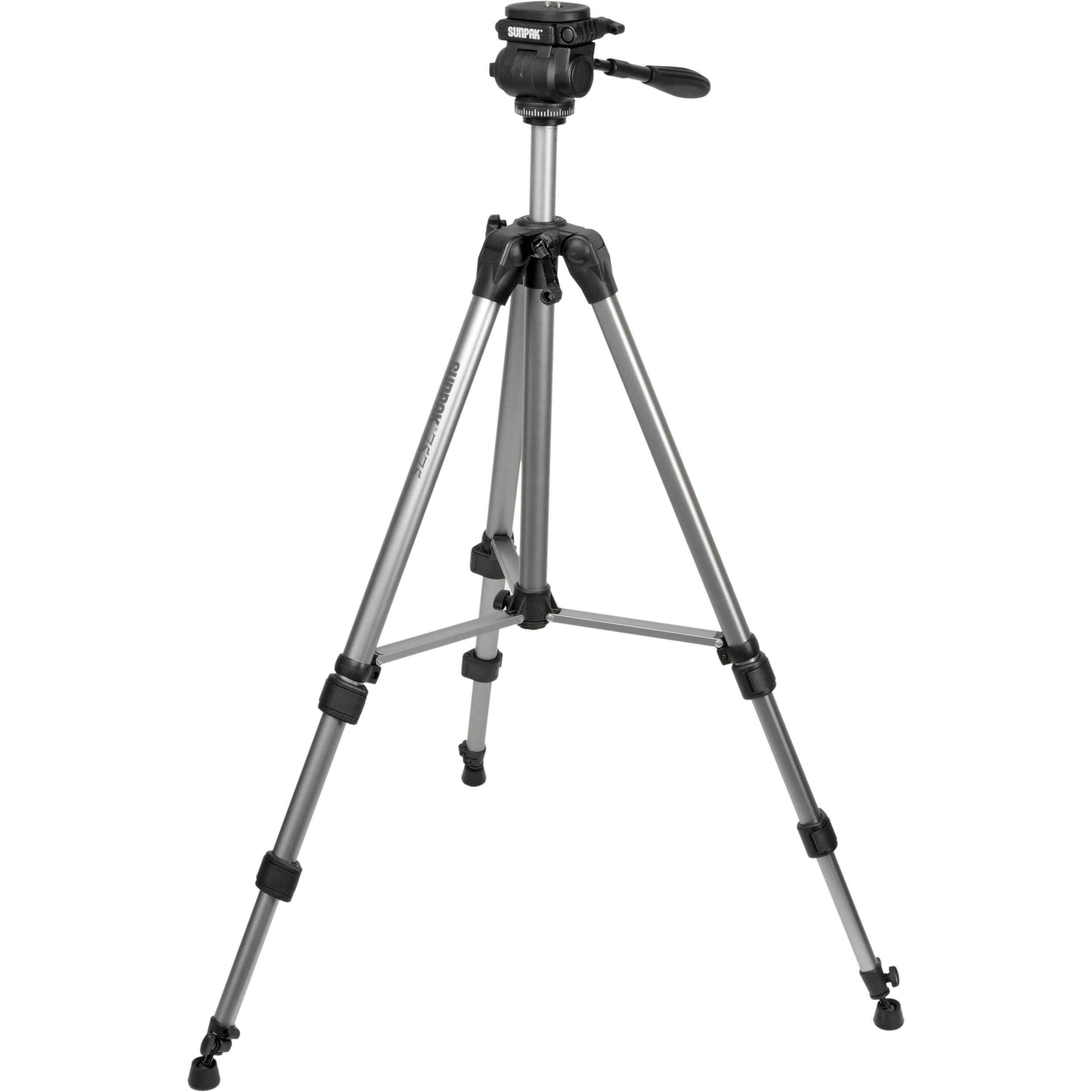 Sunpak 7575 Pro Platinum Plus Tripod With 3 Way Pan 6 7575cc