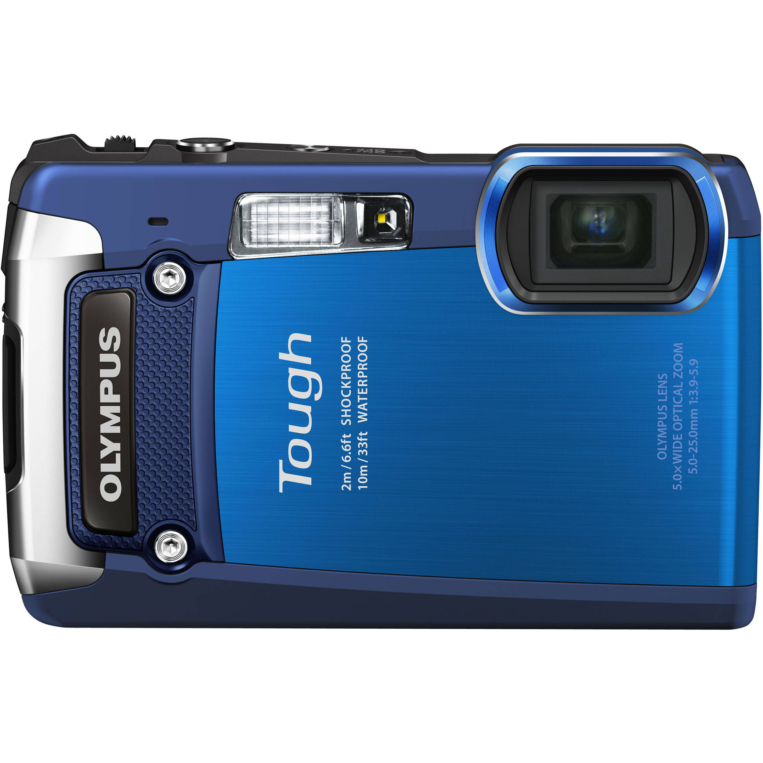 Olympus Tough Tg 0 Ihs Digital Camera Blue Vuu000 B H
