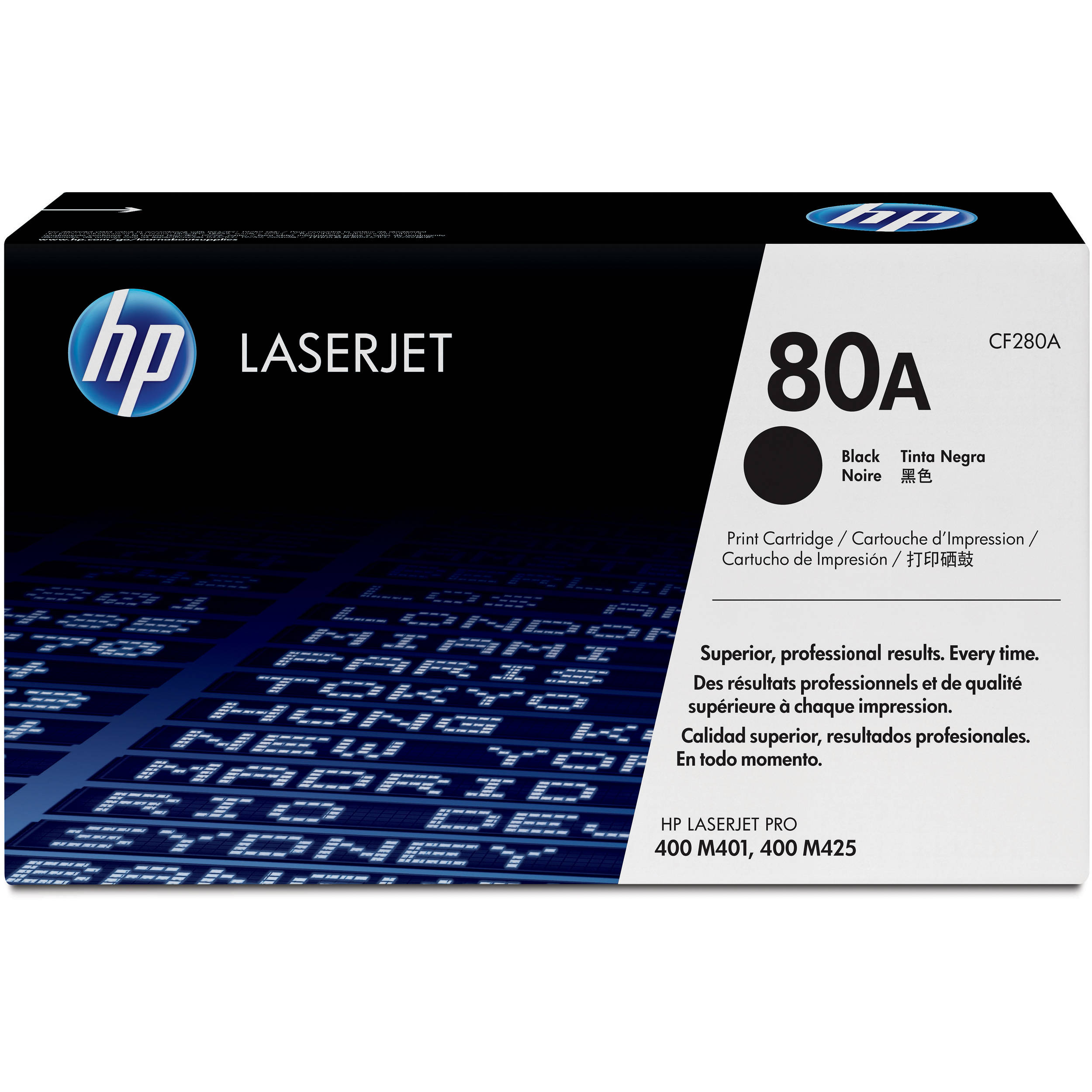 Photo 1 of HP 80A Black LaserJet Toner Cartridge (Standard Capacity)