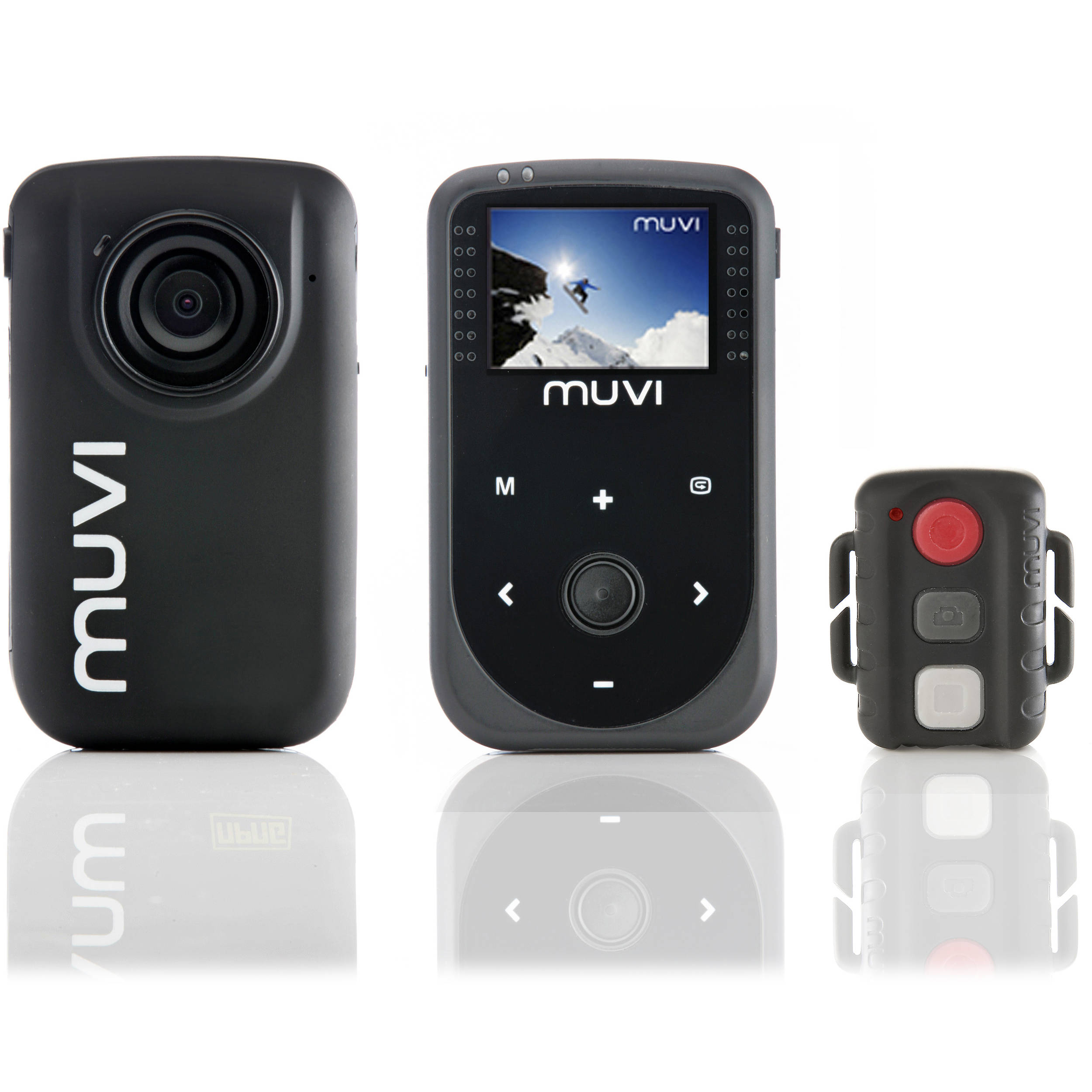 Veho VCC-005-MUVI-HD10 Muvi HD 1080p Mini Handsfree Camcorder with Remote Control and Wide Angle Lens 4GB Memory Card