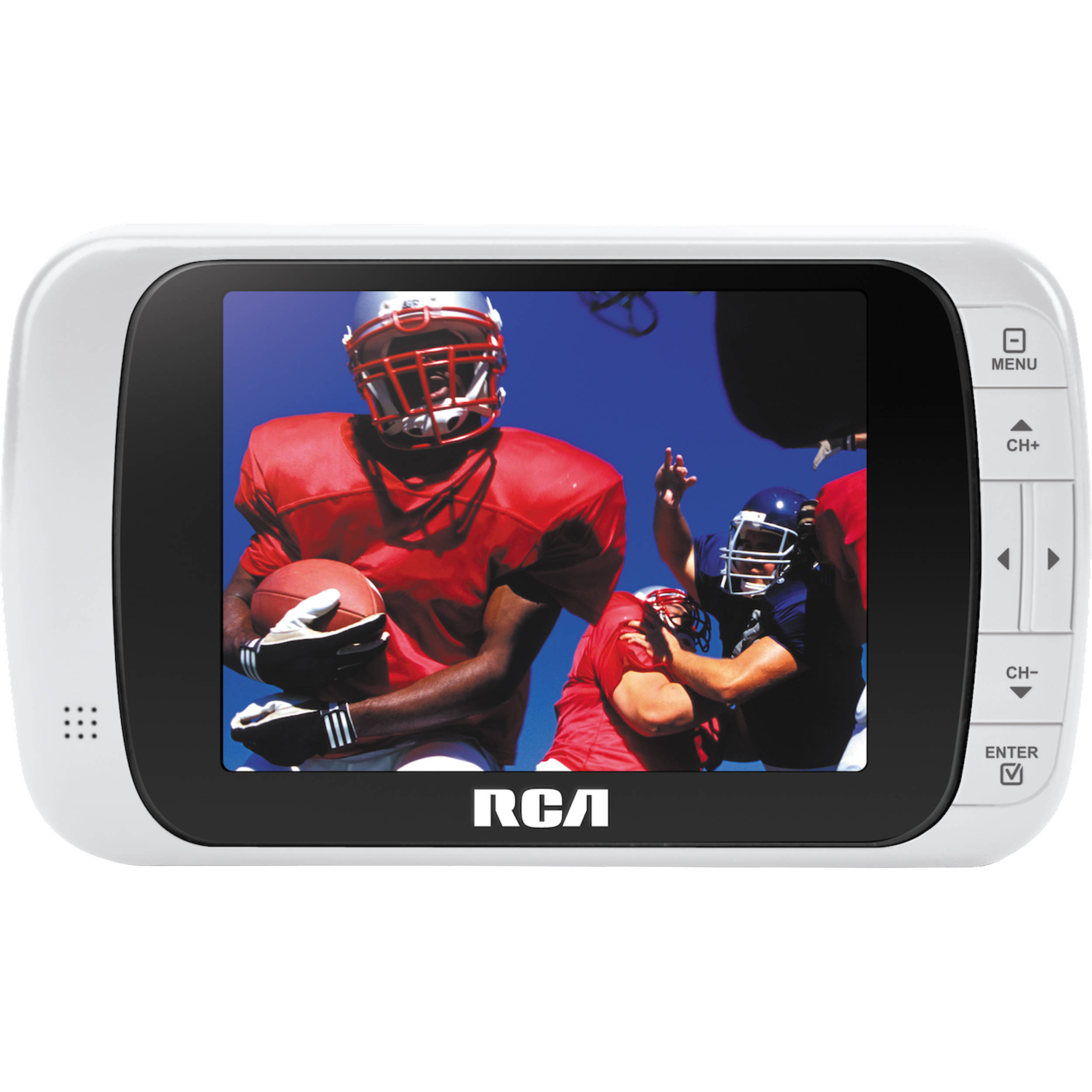 includes power cord RCA Portable LED HD Digital TV 3.5-Inch AA Battery Powered
