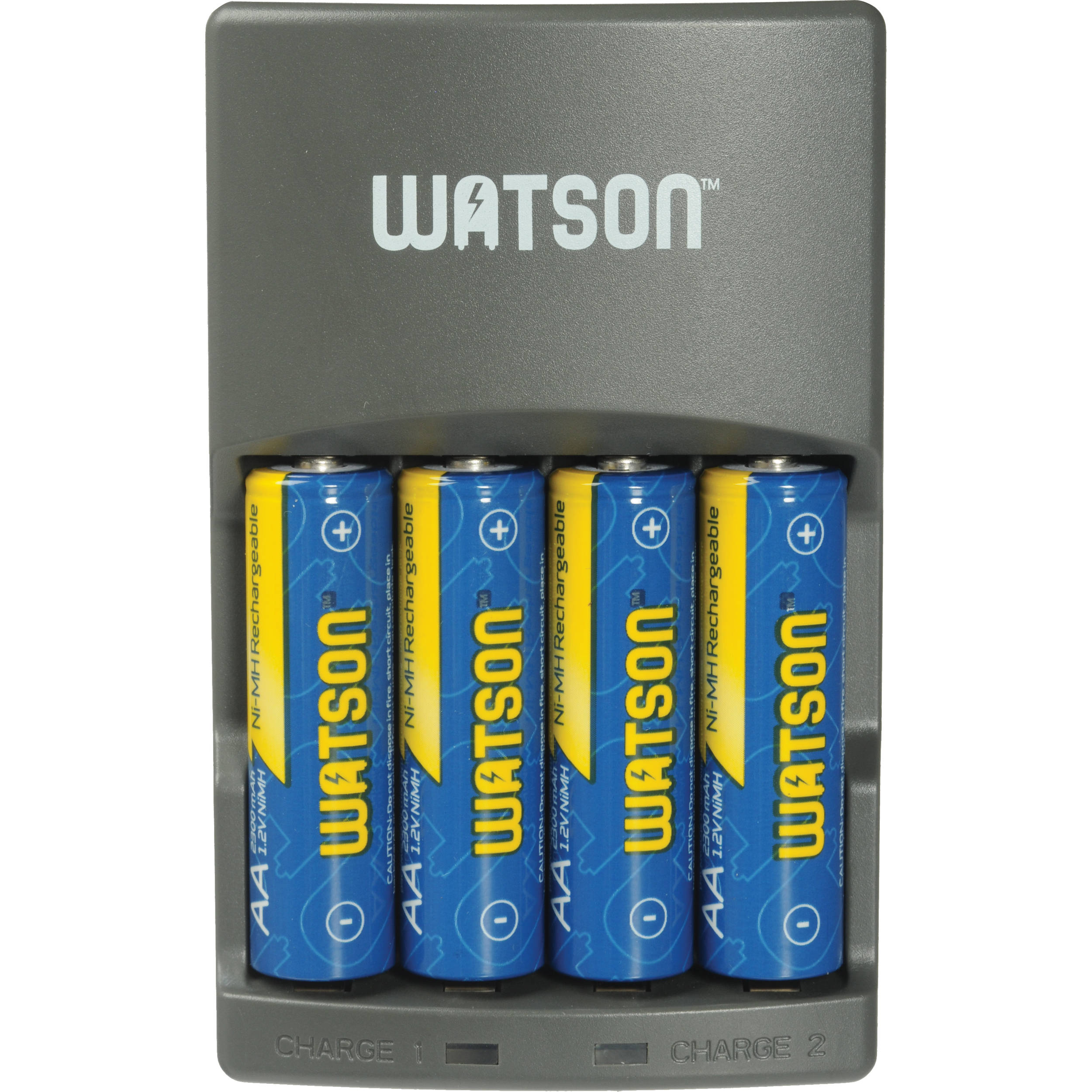 rechargeable double a batteries and charger