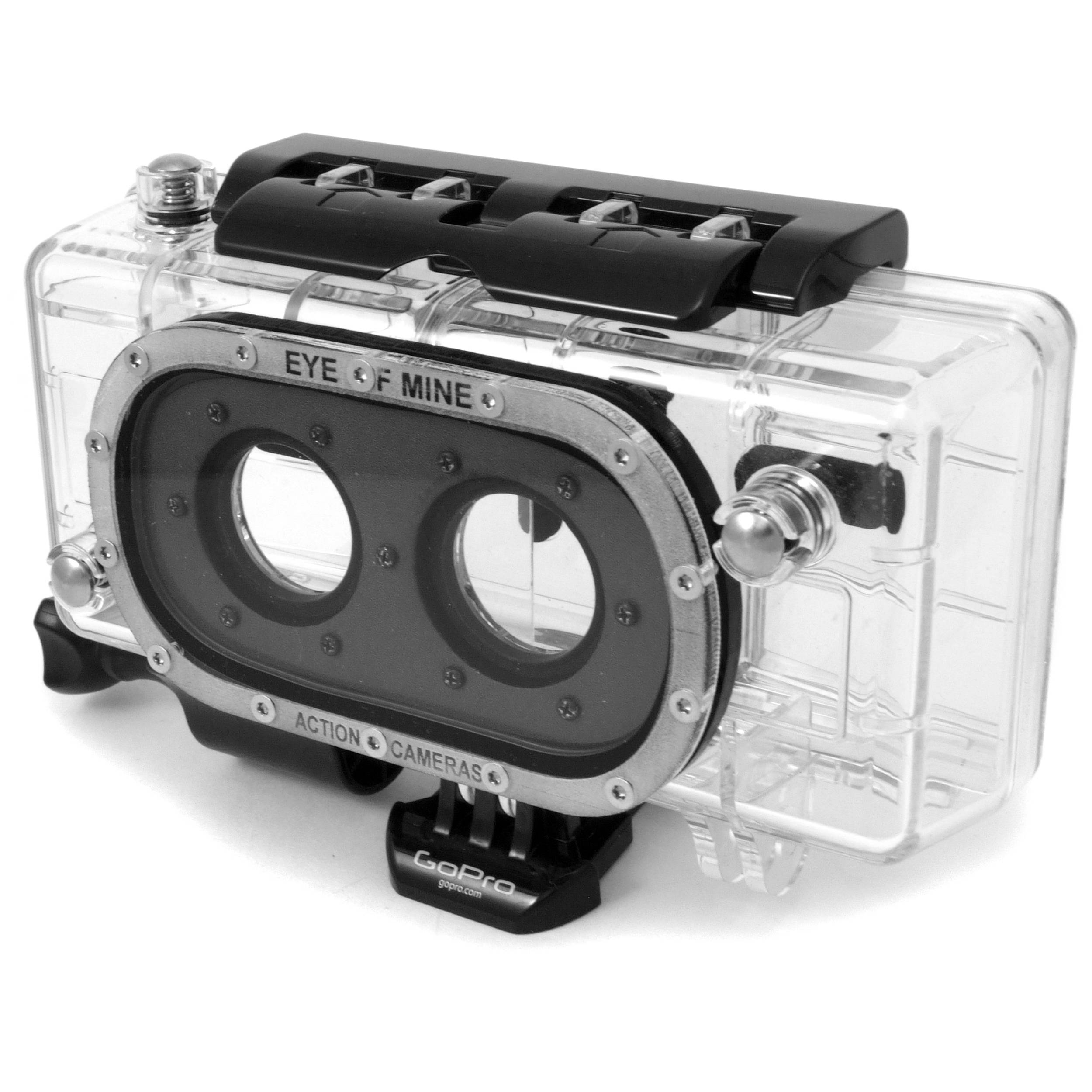 Eye Of Mine Gopro Professional 3d Flat Lens Housing Kit Euwl 3d