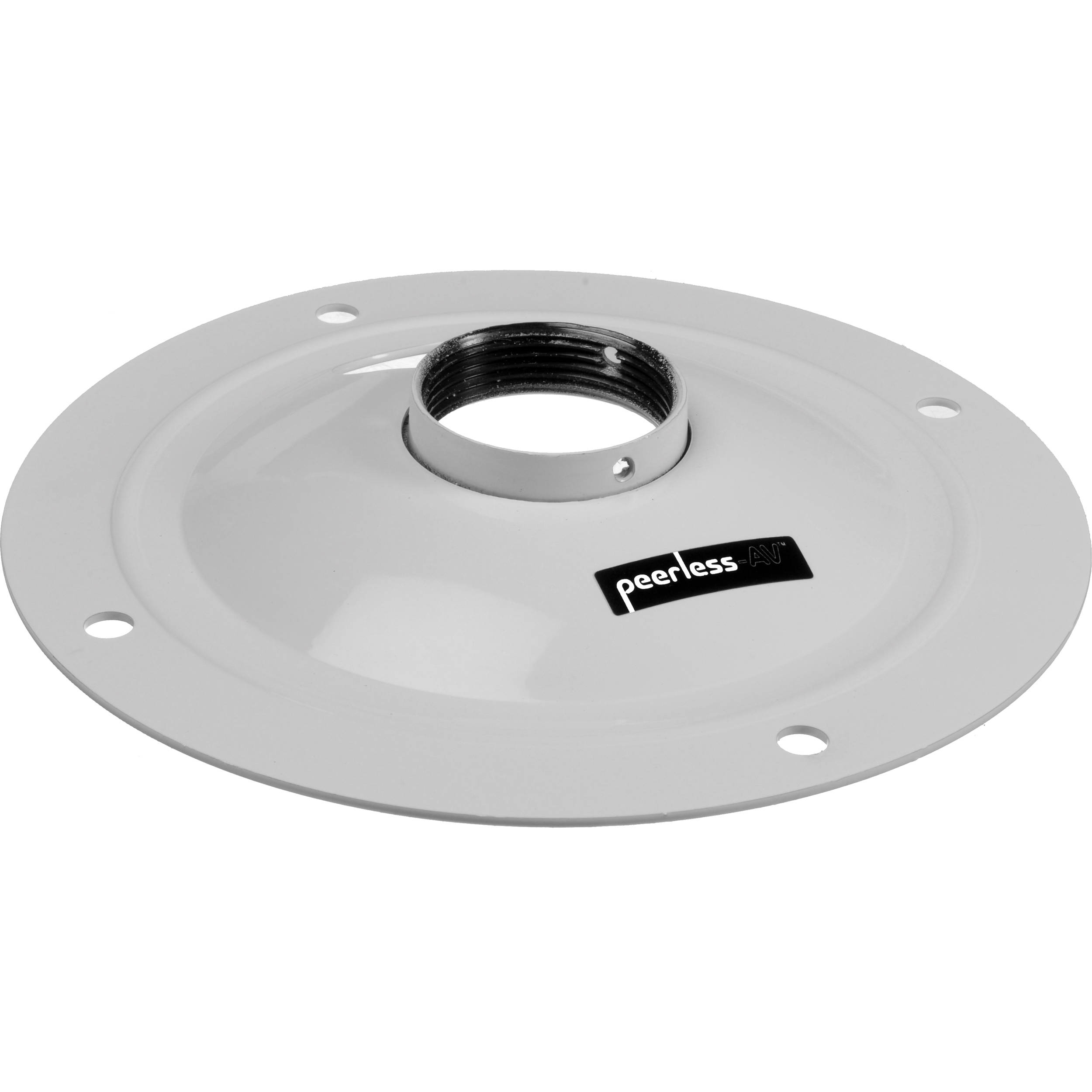 Peerless Av Round Ceiling Plate White Acc570w B H Photo Video