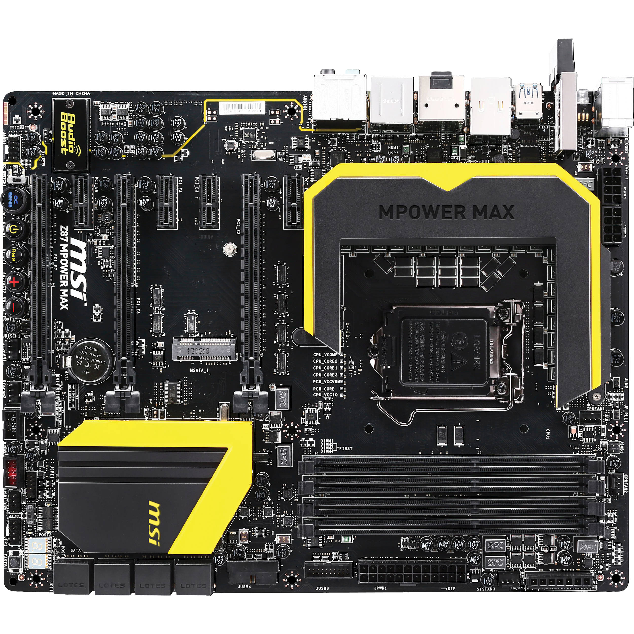 OEM I//O Shield for MSI Z87 MPOWER Z87 MPOWER MAX