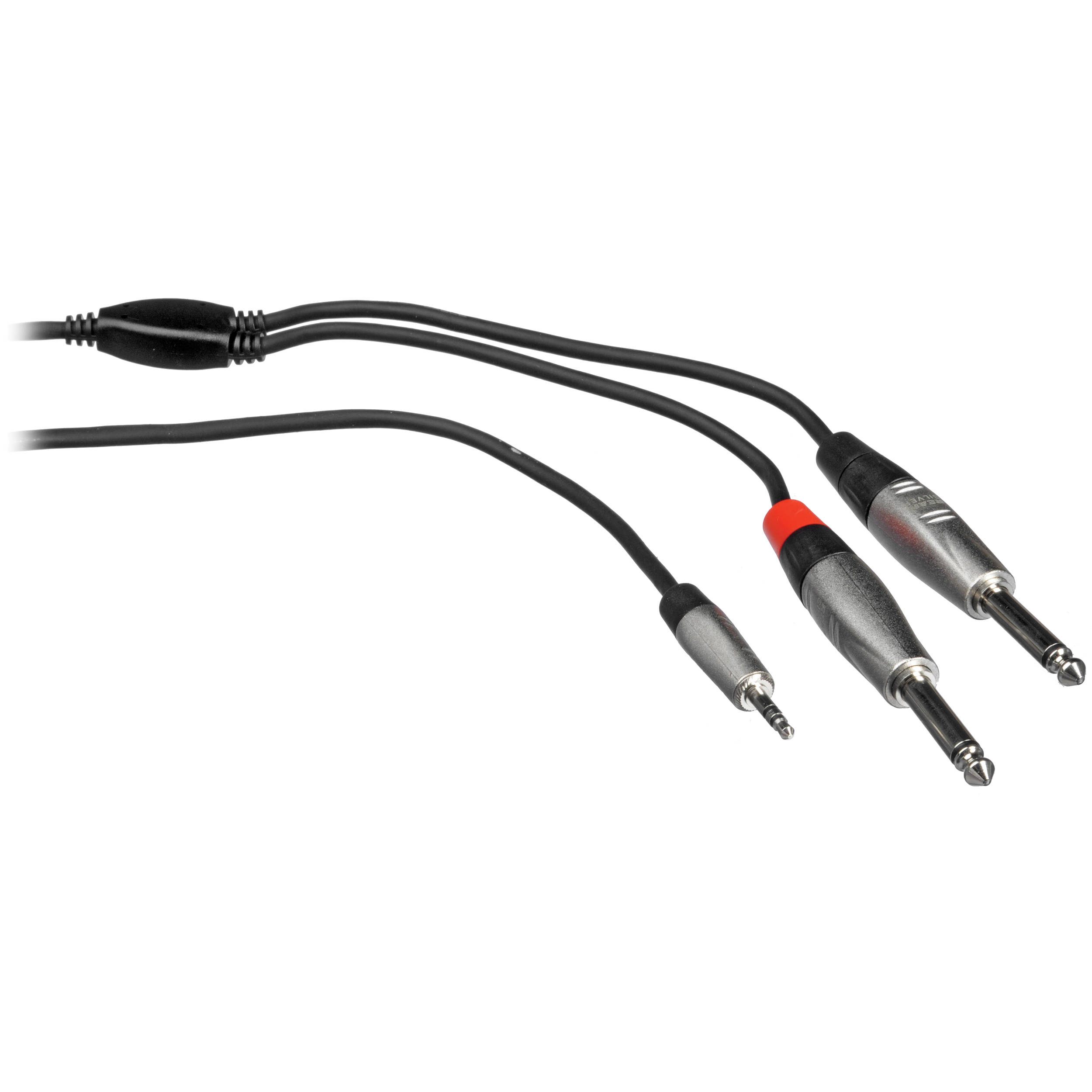 Hosa Technology HMR-003Y 1//8/" TRS to Dual RCA Stereo Breakout