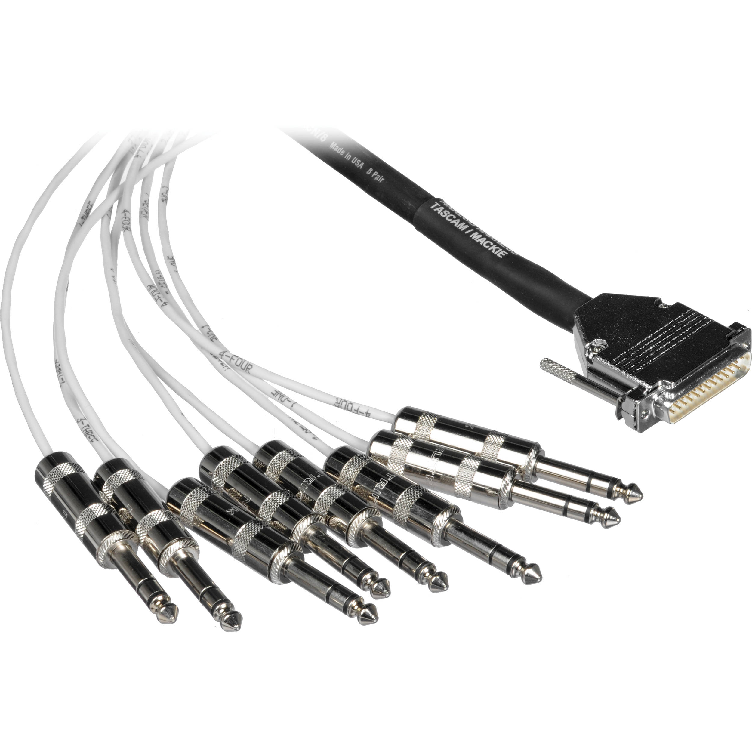 Pro Co Sound Multi Track Recording Cable D Sub Db25 To Da88bq 5