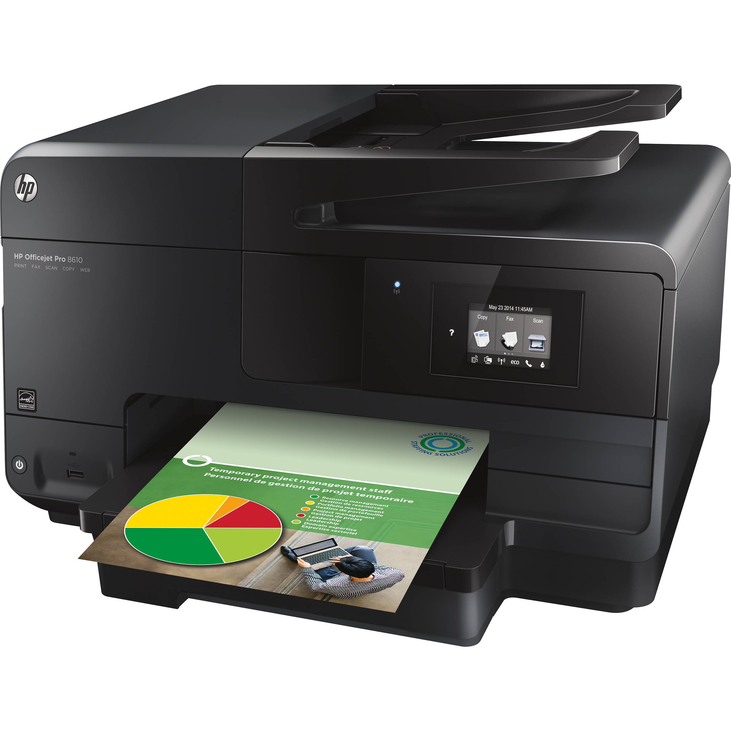 Hp Officejet Pro 8610 E All In One Wireless Color A7f64a B1h B H