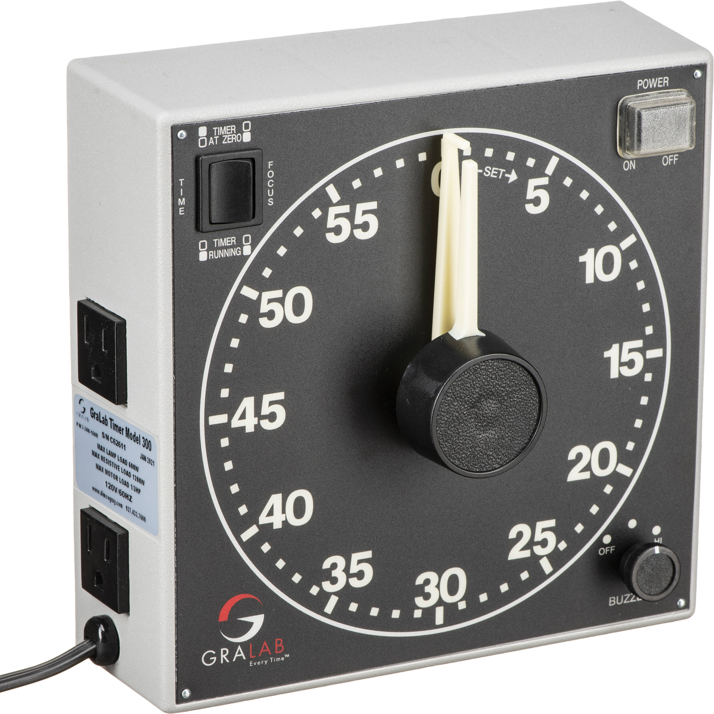 Gralab Model 300 Electro Mechanical Darkroom Timer Gr300 B H