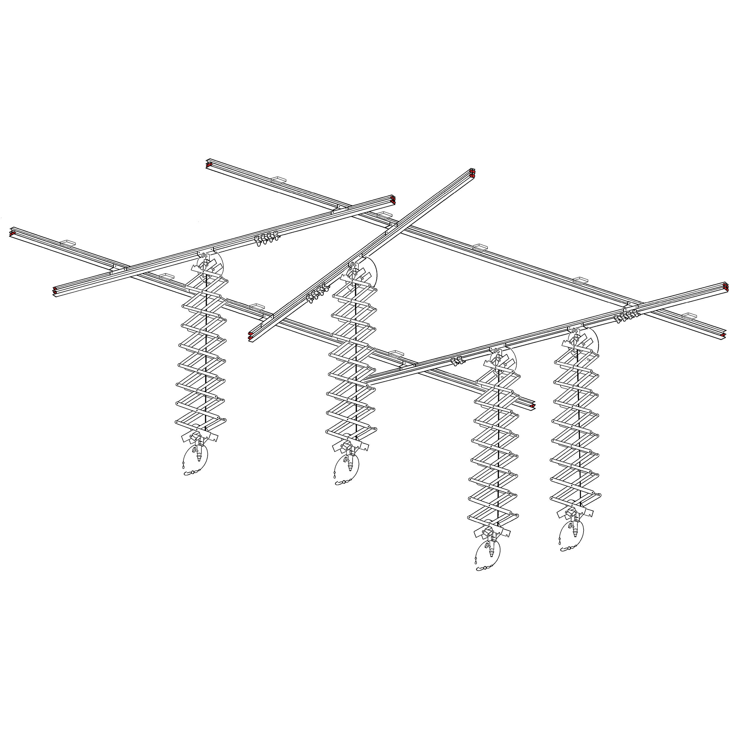 Foba Rotou Maxi Kit Ceiling Rail System 10 X 20 Frame Foba Rotou Maxi Kit Ceiling Rail System 10 X 20 Frame
