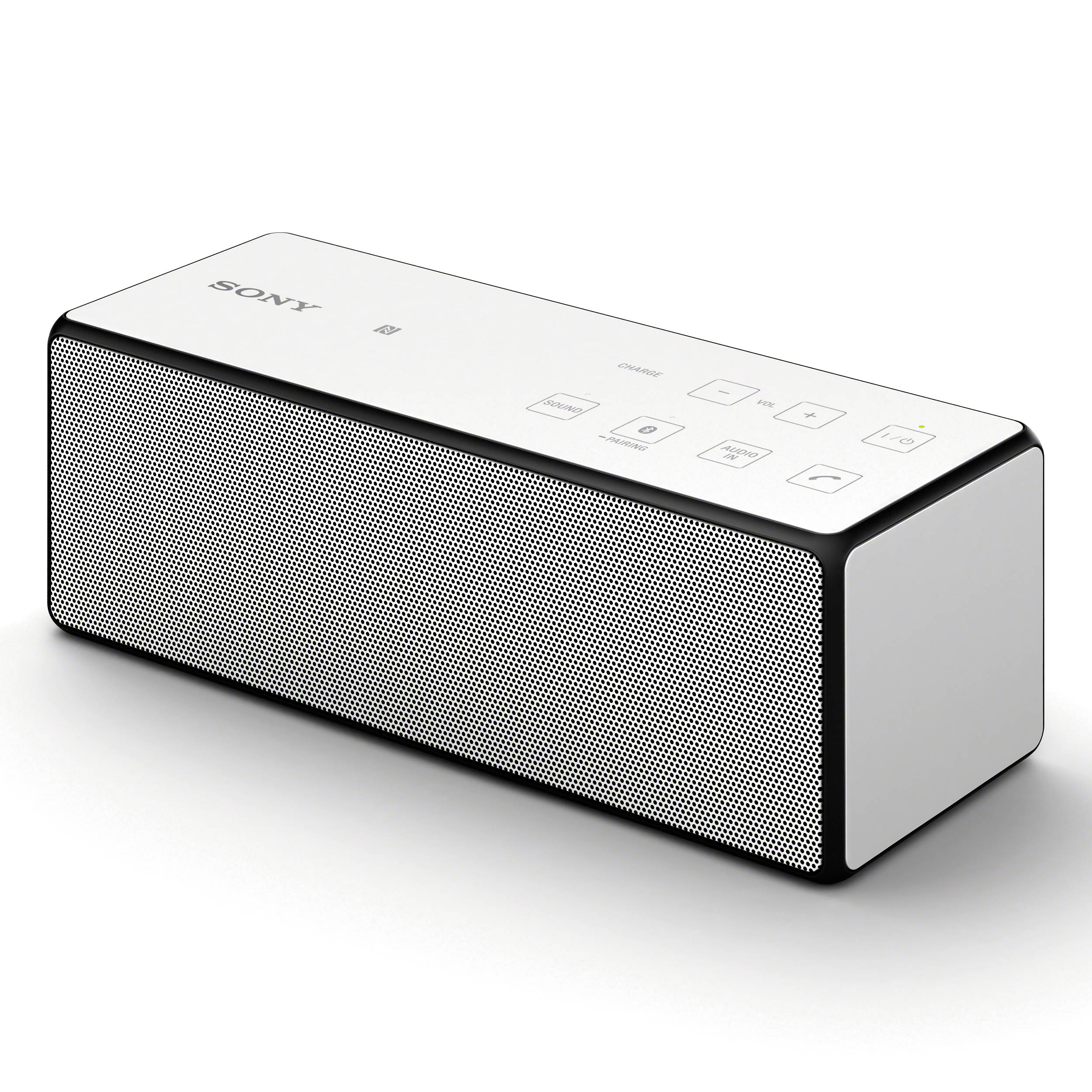 white bluetooth speaker
