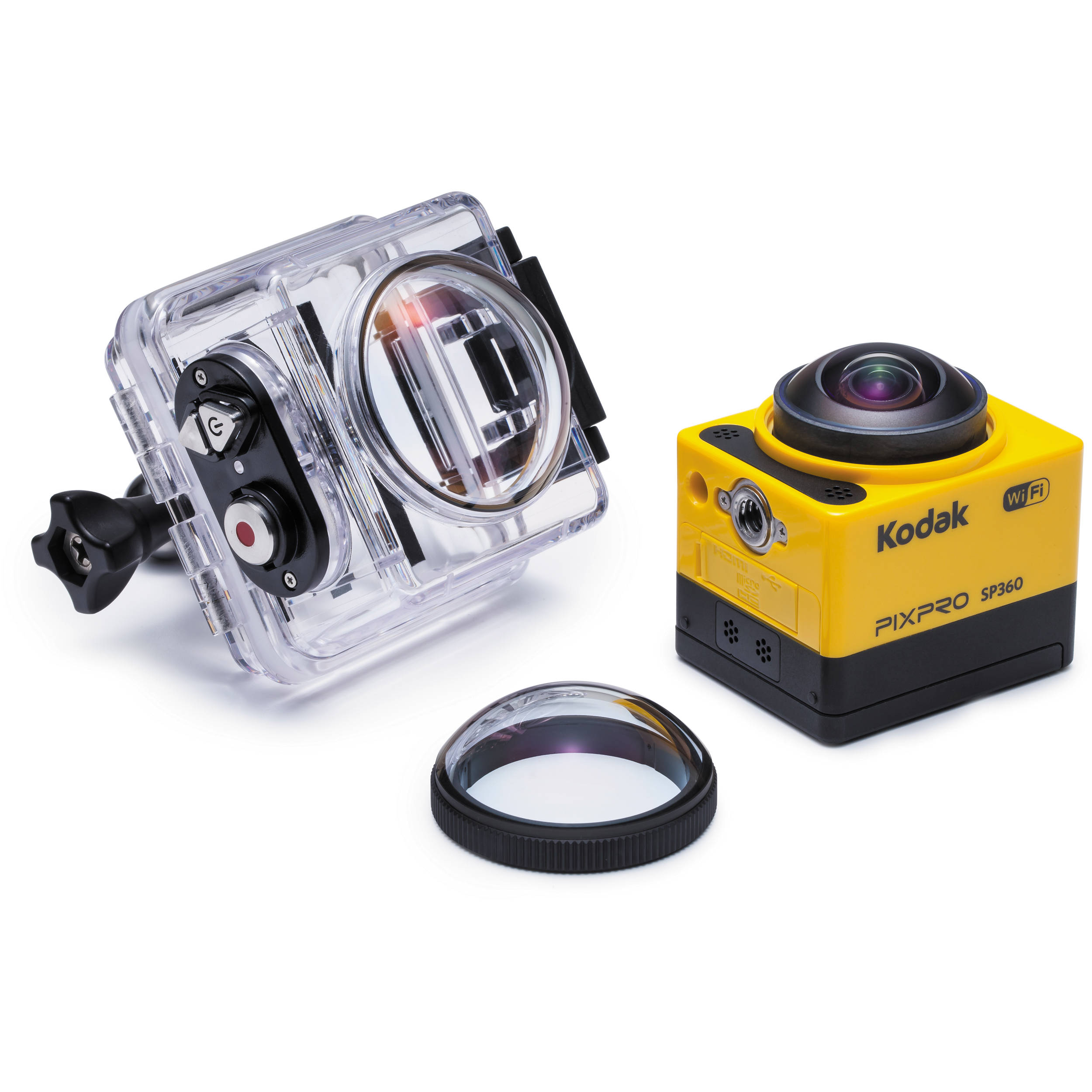 Kodak Pixpro Sp360 Action Camera With Extreme Pack Sp360 Yl5 B H