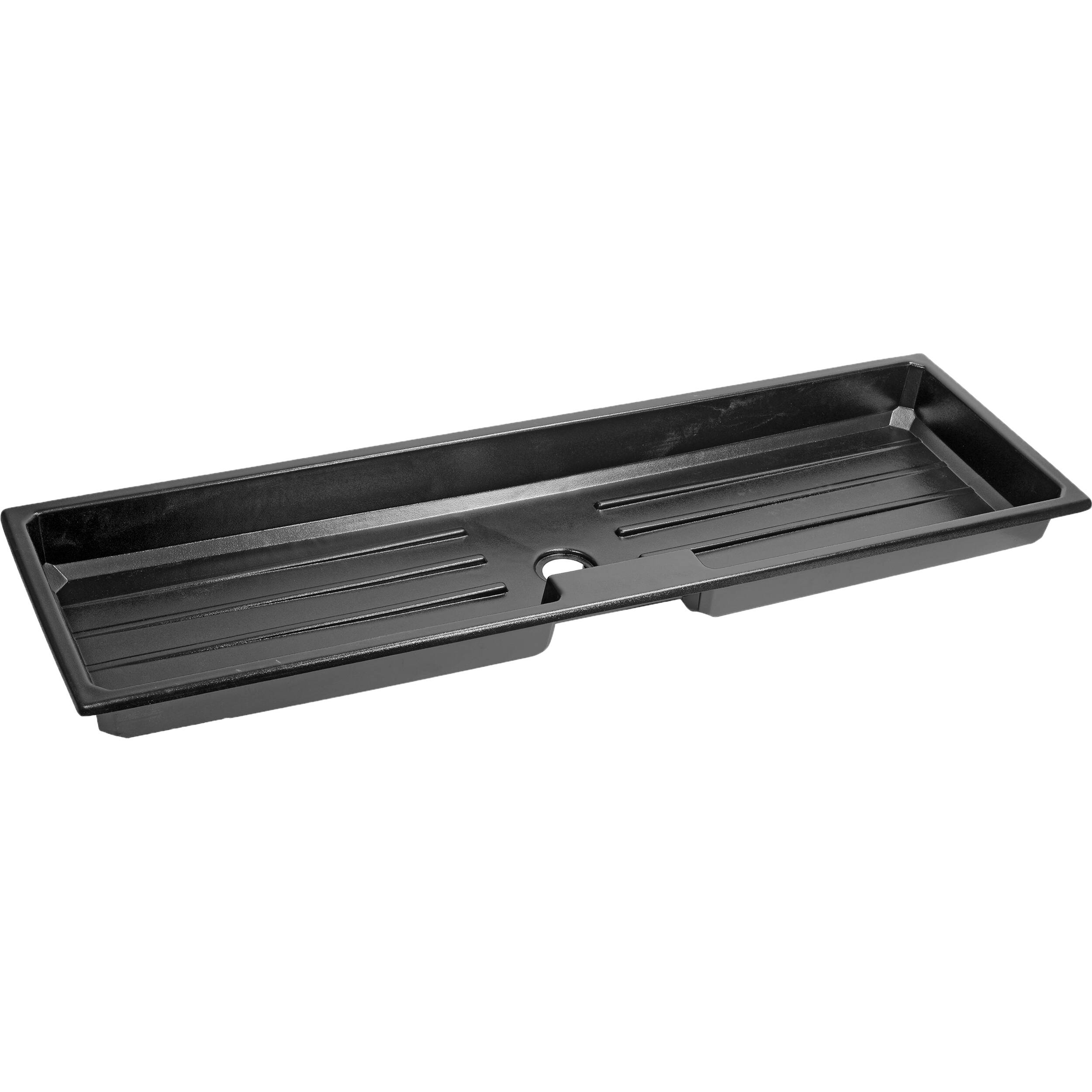 Delta 1 6 Foot Commercial Abs Plastic Sink Black Holds 2 16x20 Trays 72x22x5
