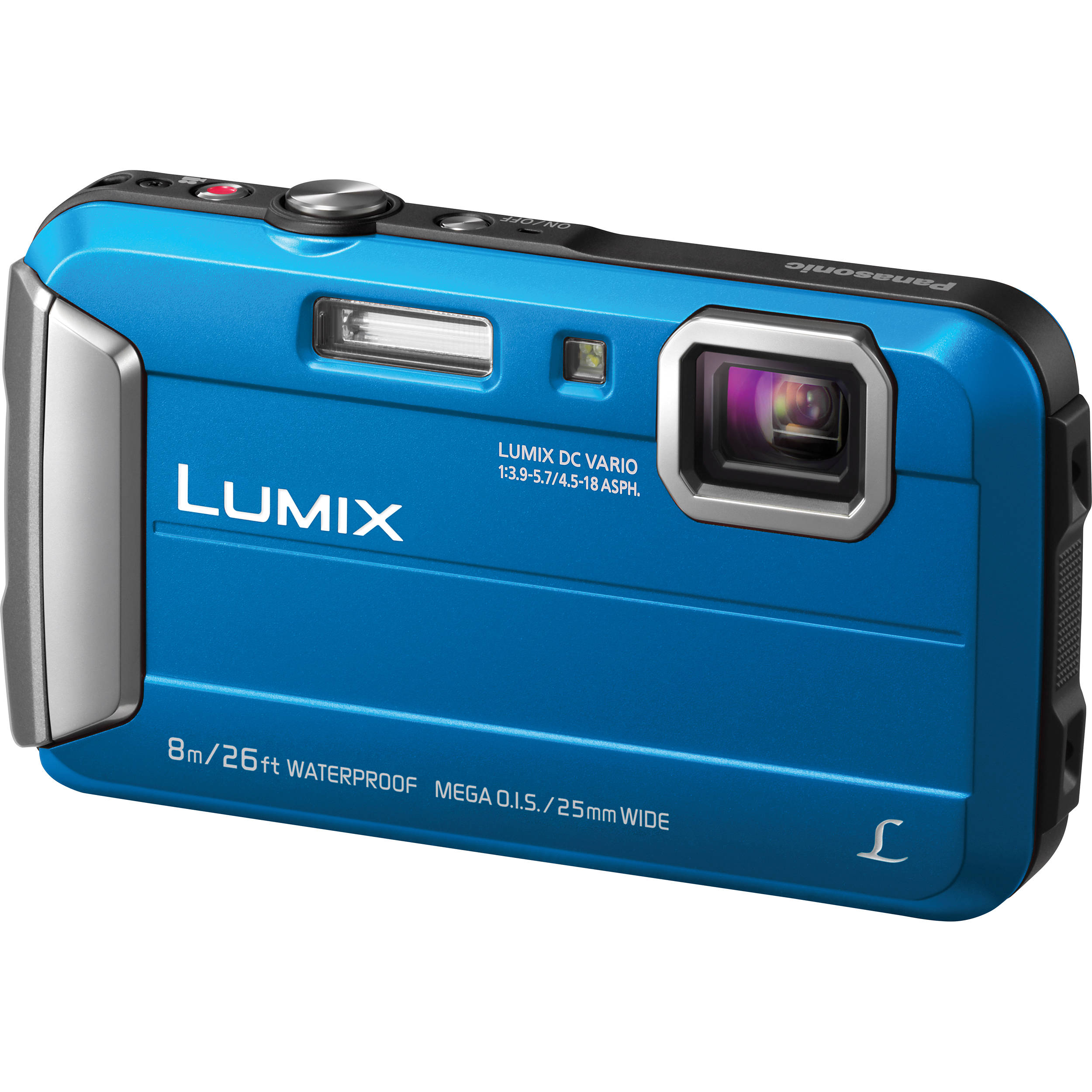 Panasonic Lumix Dmc Ts30 Digital Camera Blue Dmc Ts30a B H
