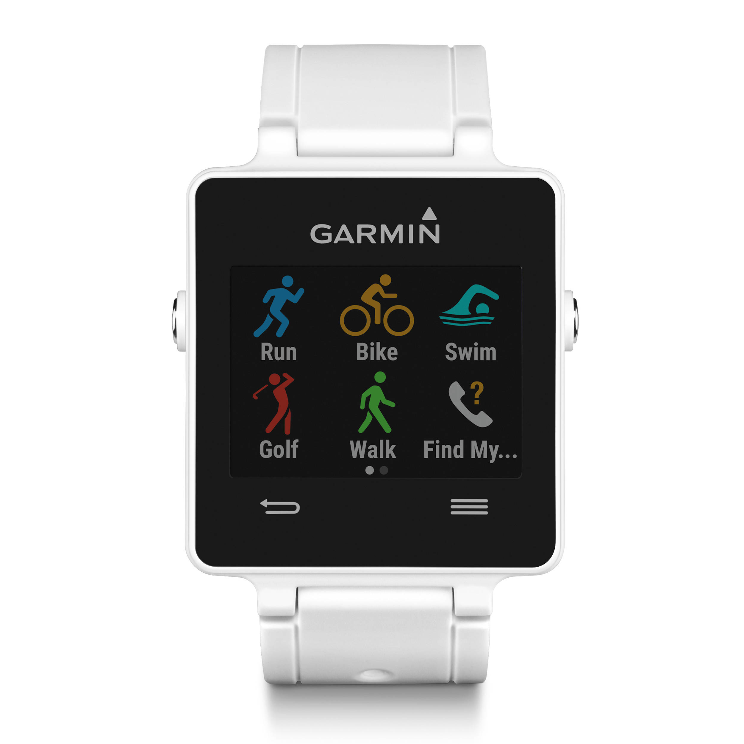 garmin vivoactive white